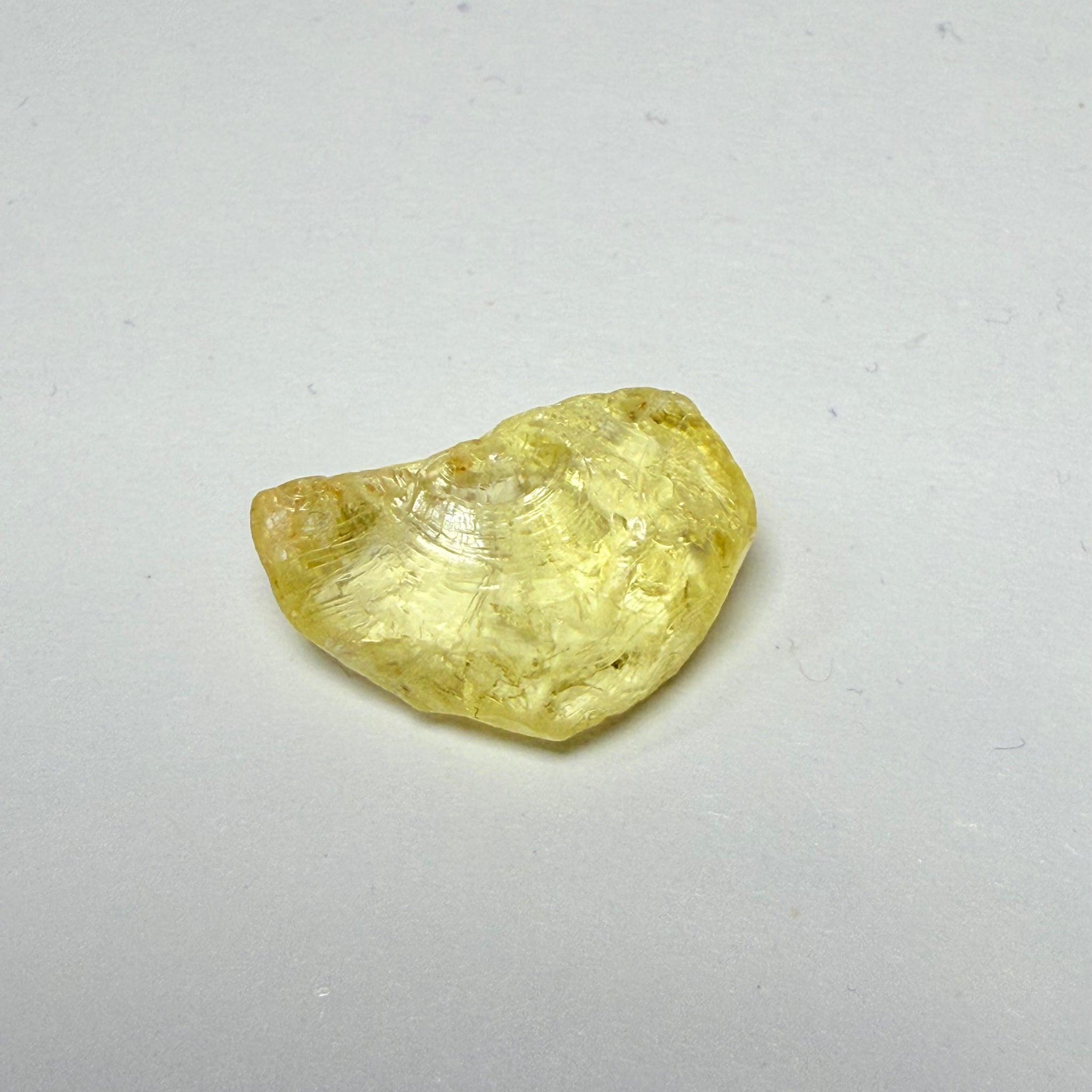 Danburite, 8.28ct, Tanzania, Untreated Unheated, fine needles inside, slightly flattish shape