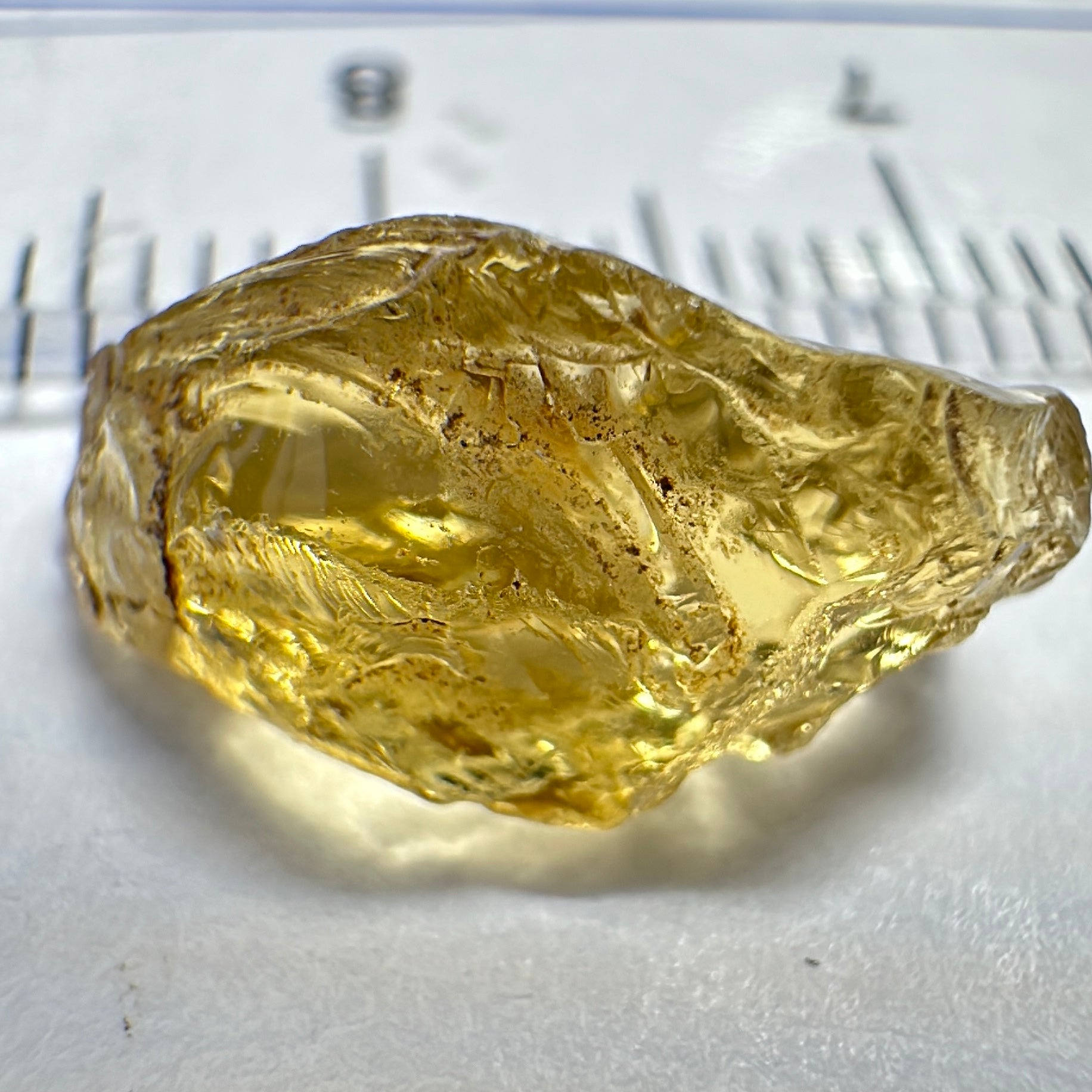 Yellow Tourmaline 4.36ct, VVS-IF, Tanzania, Untreated Unheated.