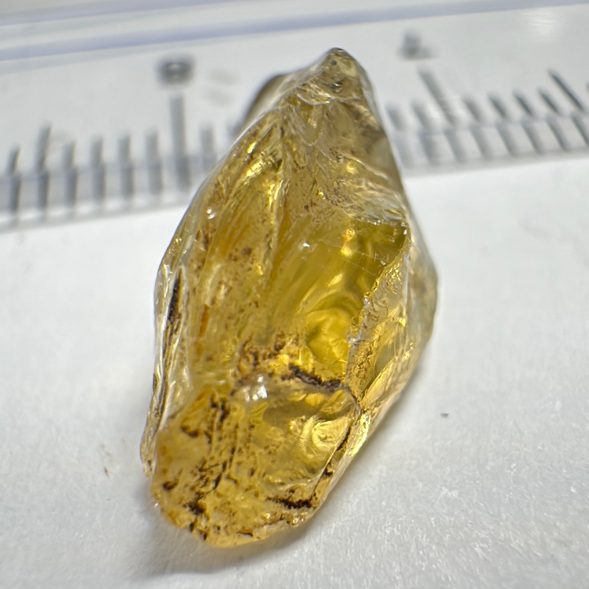 Yellow Tourmaline 4.36ct, VVS-IF, Tanzania, Untreated Unheated.