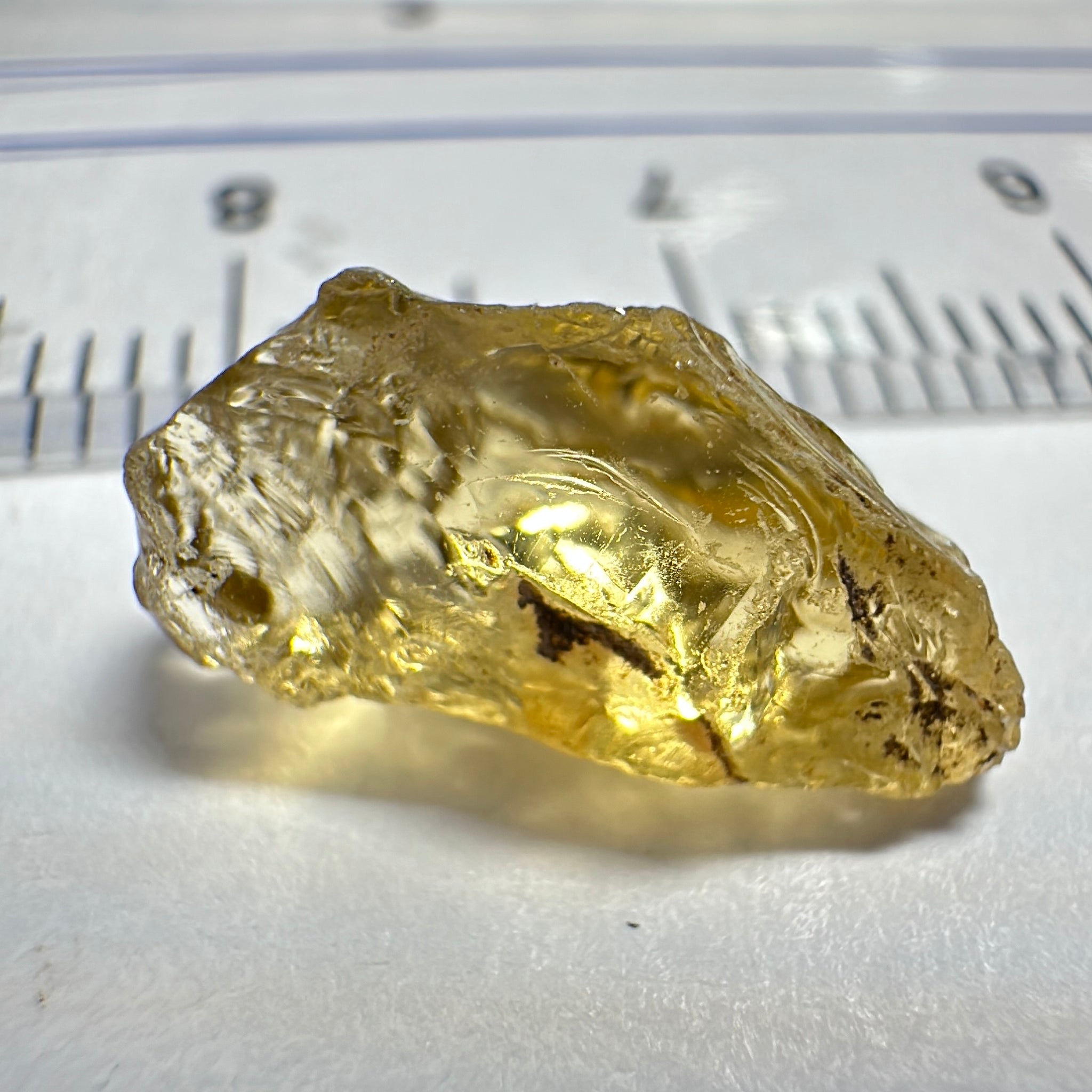 Yellow Tourmaline 4.36ct, VVS-IF, Tanzania, Untreated Unheated.