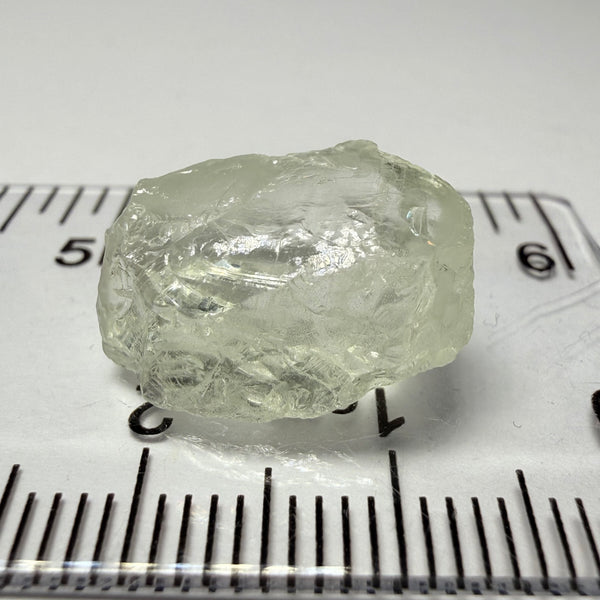 Colourless Beryl, 11.65ct, Loliondo, Tanzania, Untreated Unheated, slightly milky, flattish shape, vs