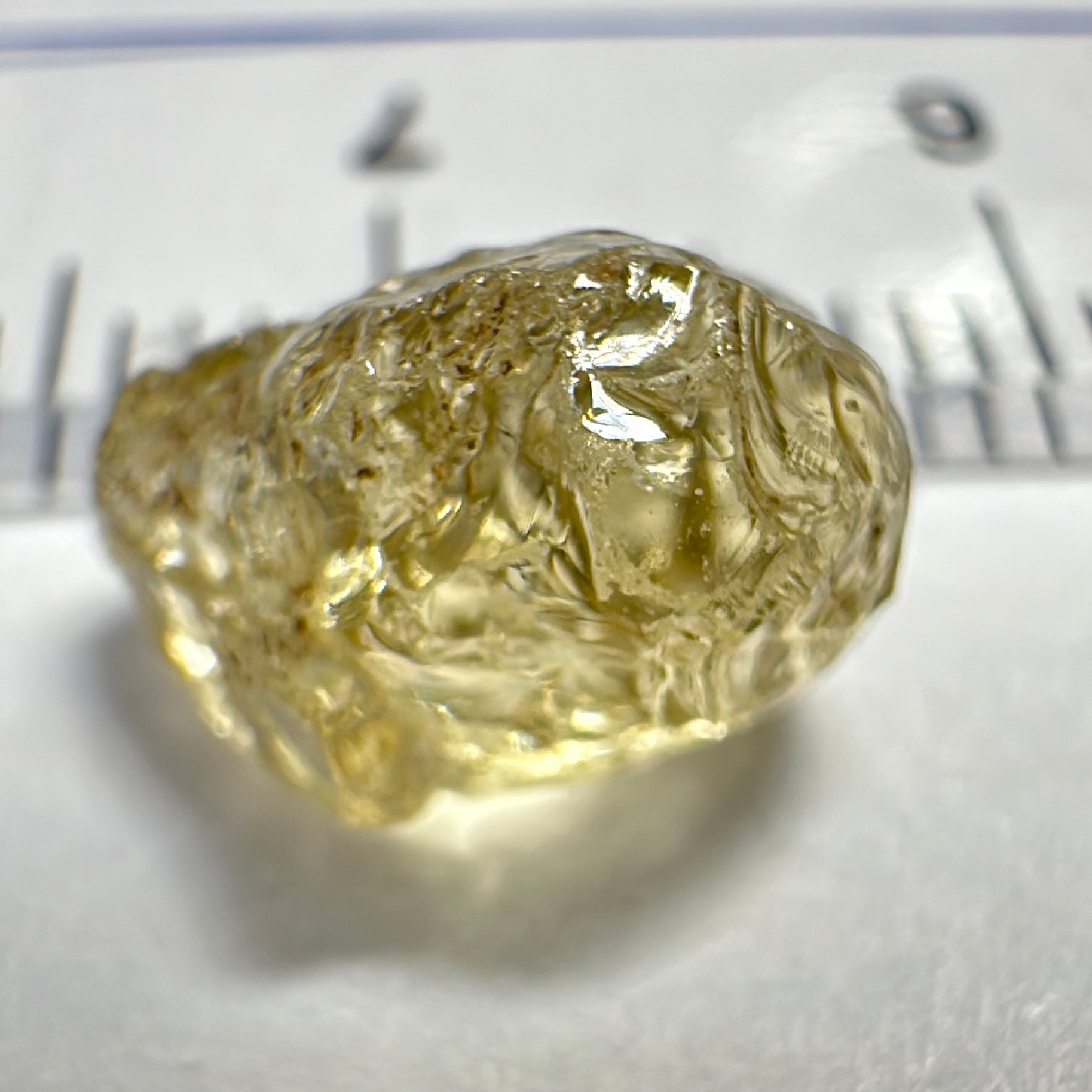 Yellow Tourmaline Crystal, 3.26ct, VVS-IF, Tanzania, Untreated Unheated.