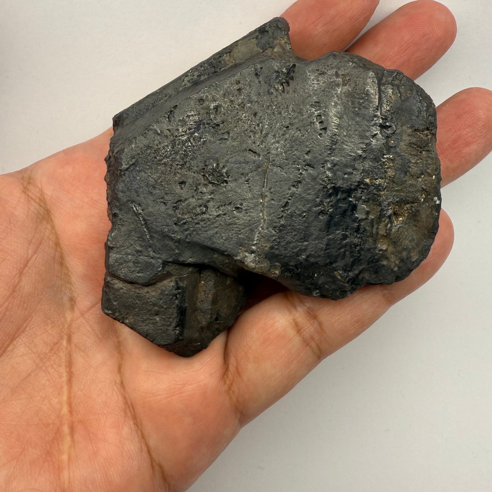 Alabandite Crystal, Merelani, same mining pit as Tanzanite, comes out with Tanzanite, Tanzania, Untreated Unheated. 291.9gm 82.1 x 64.7 x 29.7mm