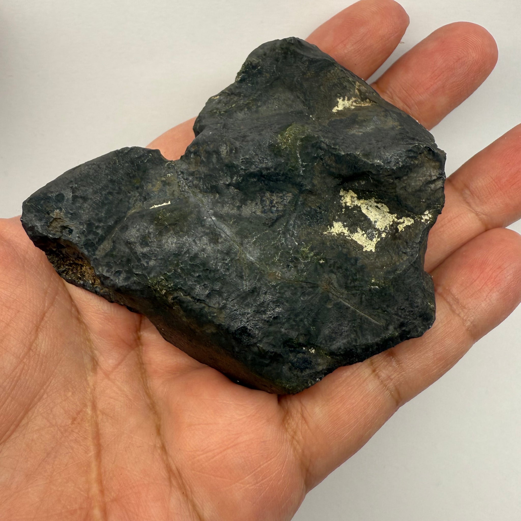 Alabandite Crystal, Merelani, same mining pit as Tanzanite, comes out with Tanzanite, Tanzania, Untreated Unheated. 291.9gm 82.1 x 64.7 x 29.7mm