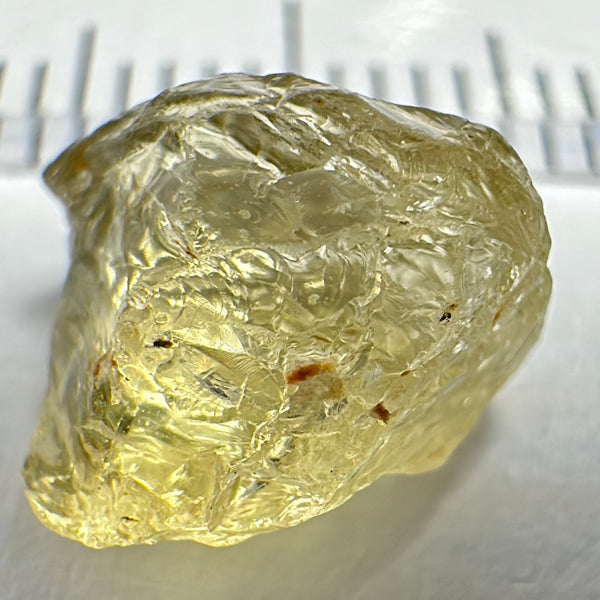 Yellow Tourmaline Crystal, 3.42ct, VVS-IF, Tanzania, Untreated Unheated.