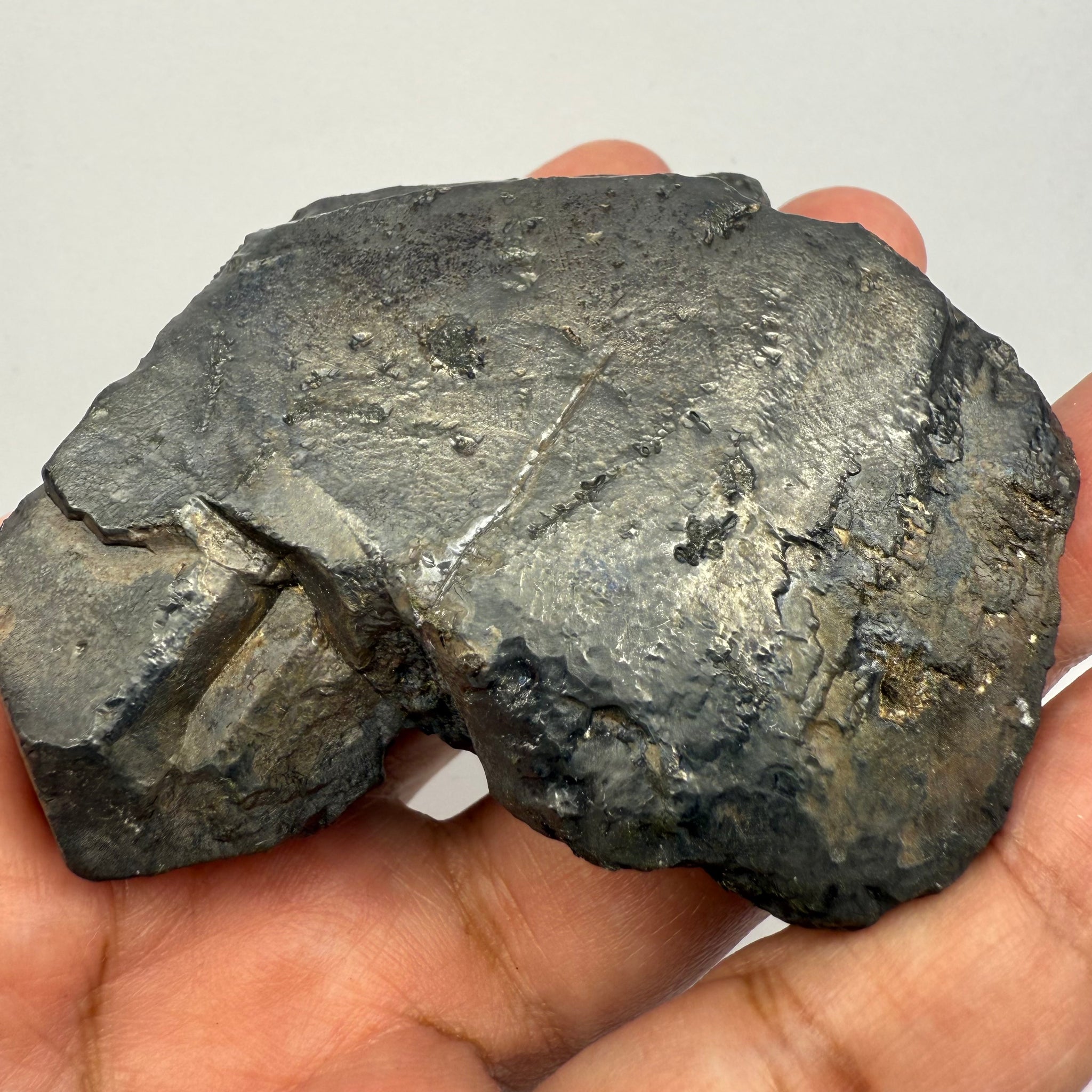 Alabandite Crystal, Merelani, same mining pit as Tanzanite, comes out with Tanzanite, Tanzania, Untreated Unheated. 291.9gm 82.1 x 64.7 x 29.7mm