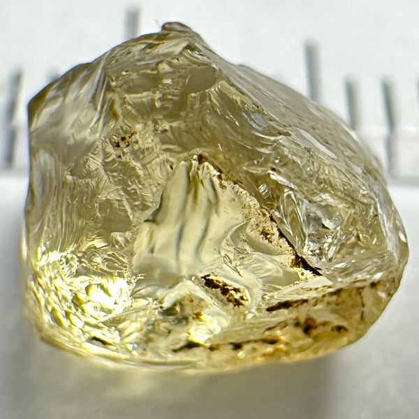 Yellow Tourmaline Crystal, 3.20ct, VVS-IF, Tanzania, Untreated Unheated.