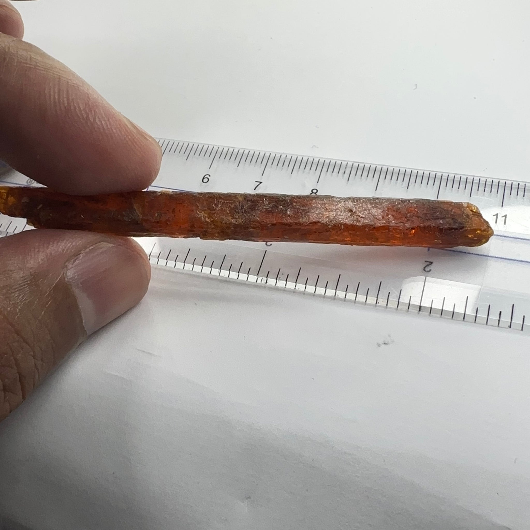 Orange Kyanite Crystal, 40.52ct, Tanzania, Untreated Unheated