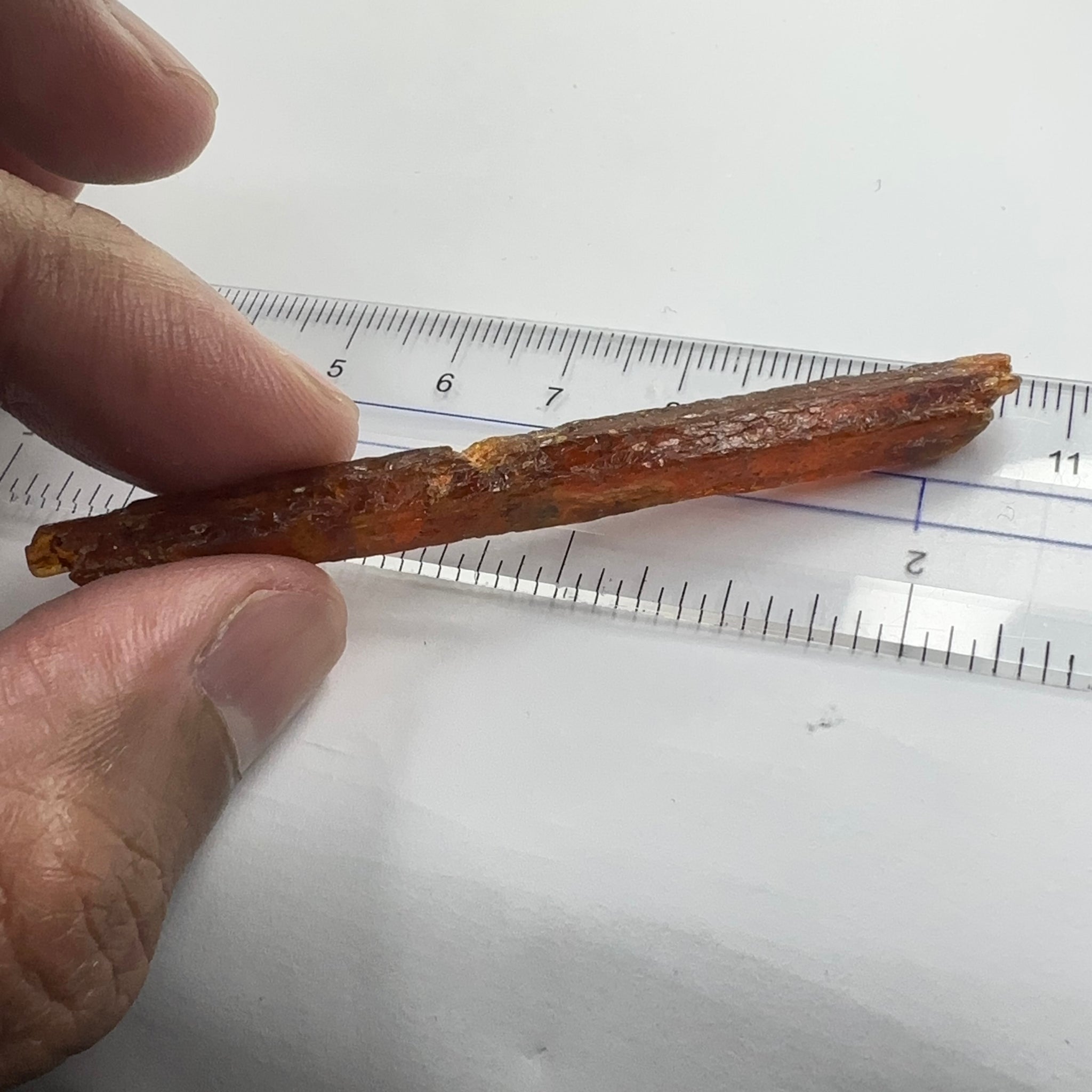 Orange Kyanite Crystal, 40.52ct, Tanzania, Untreated Unheated