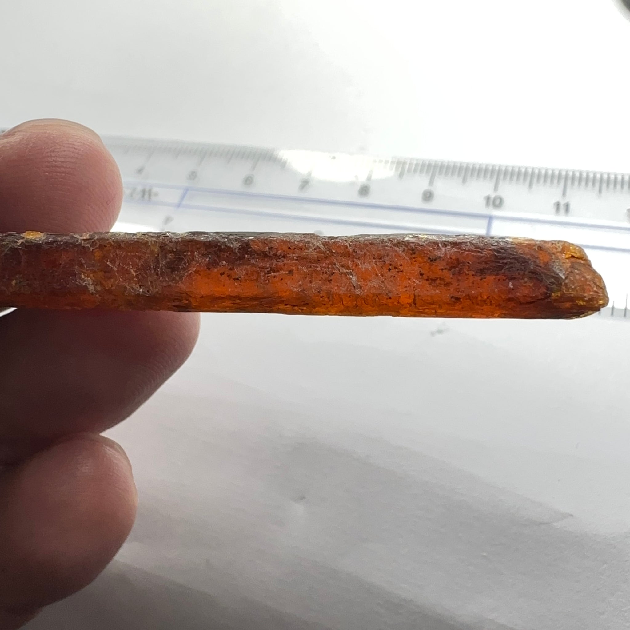 Orange Kyanite Crystal, 40.52ct, Tanzania, Untreated Unheated