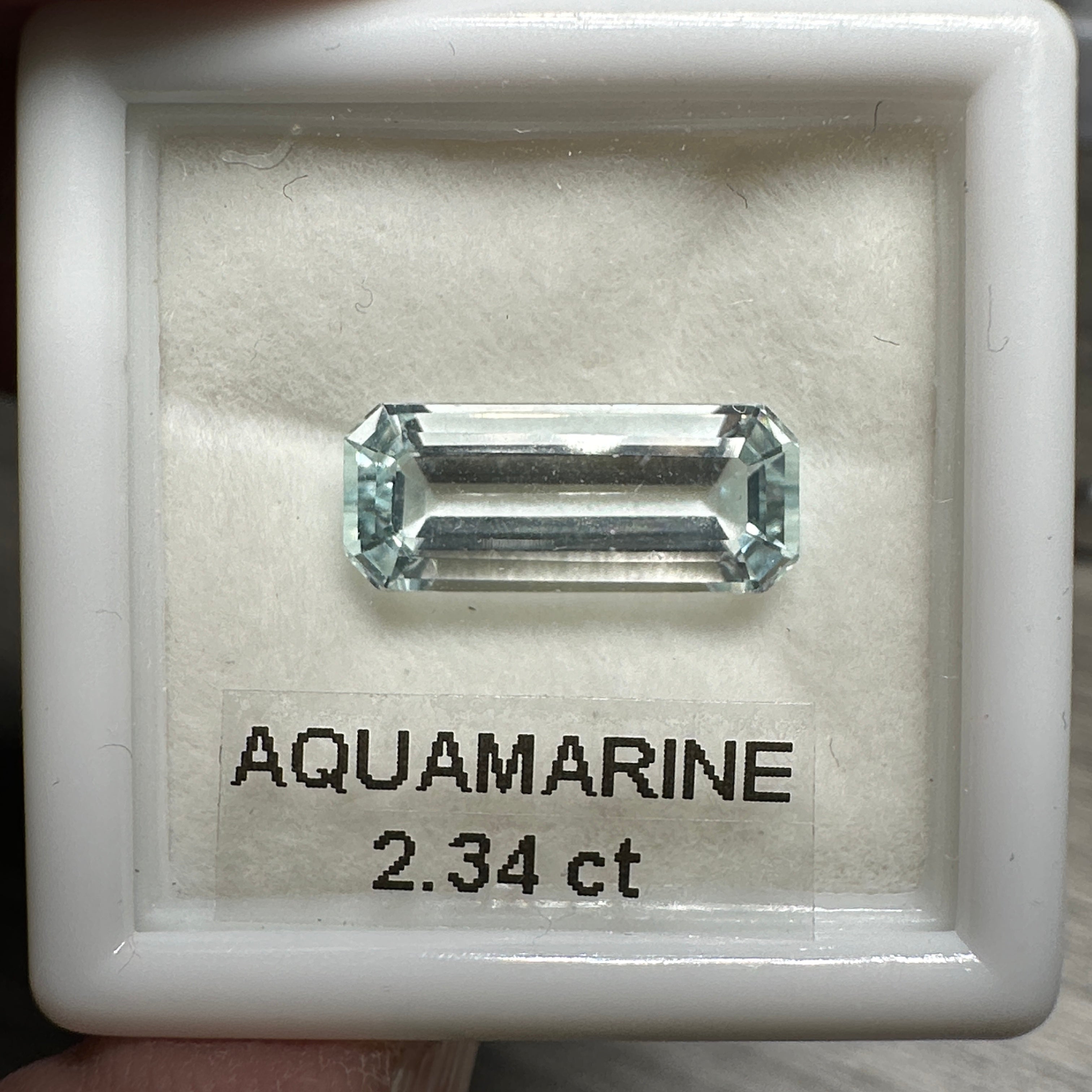 2.34ct Aquamarine, Zambia, Unheated Untreated