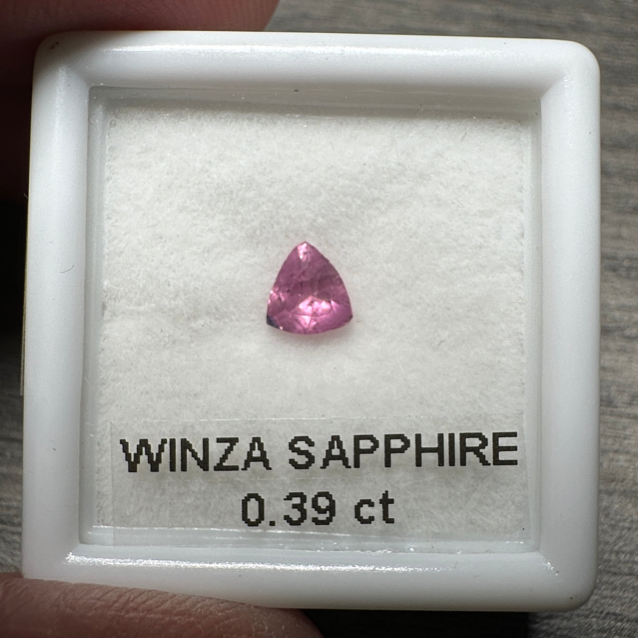 Winza Sapphire, 0.39ct, Tanzania, Untreated Unheated