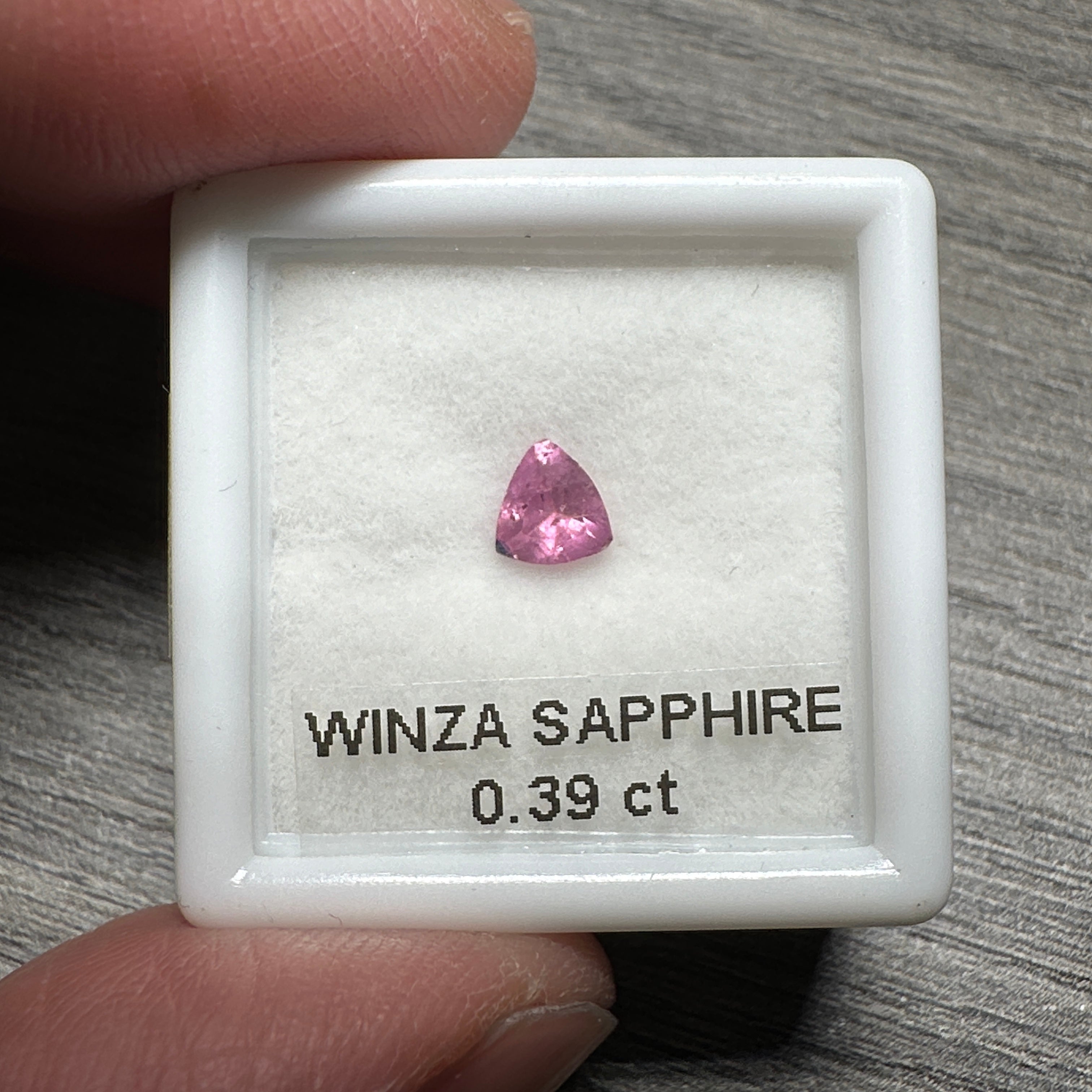 0.39ct Winza Sapphire, Tanzania, Untreated Unheated