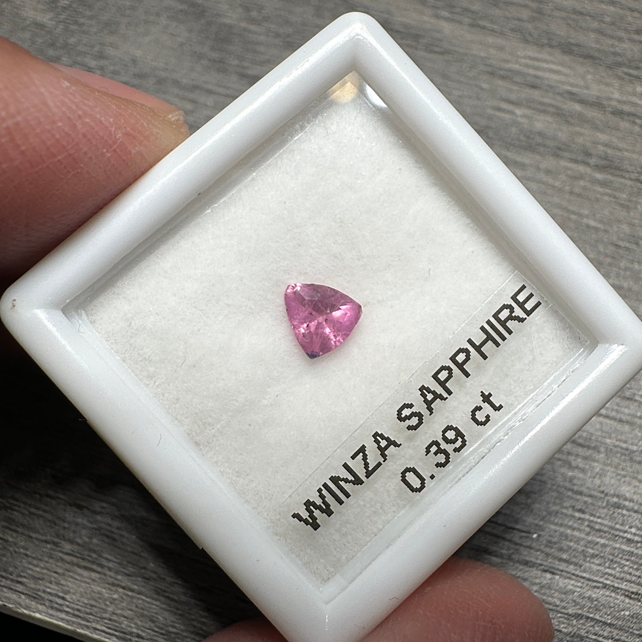 Winza Sapphire, 0.39ct, Tanzania, Untreated Unheated