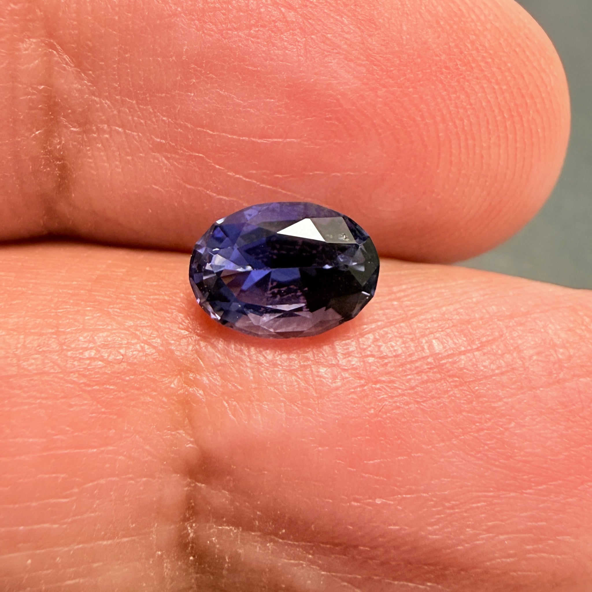 Iolite, 1.01ct, Tanzania, Untreated Unheated