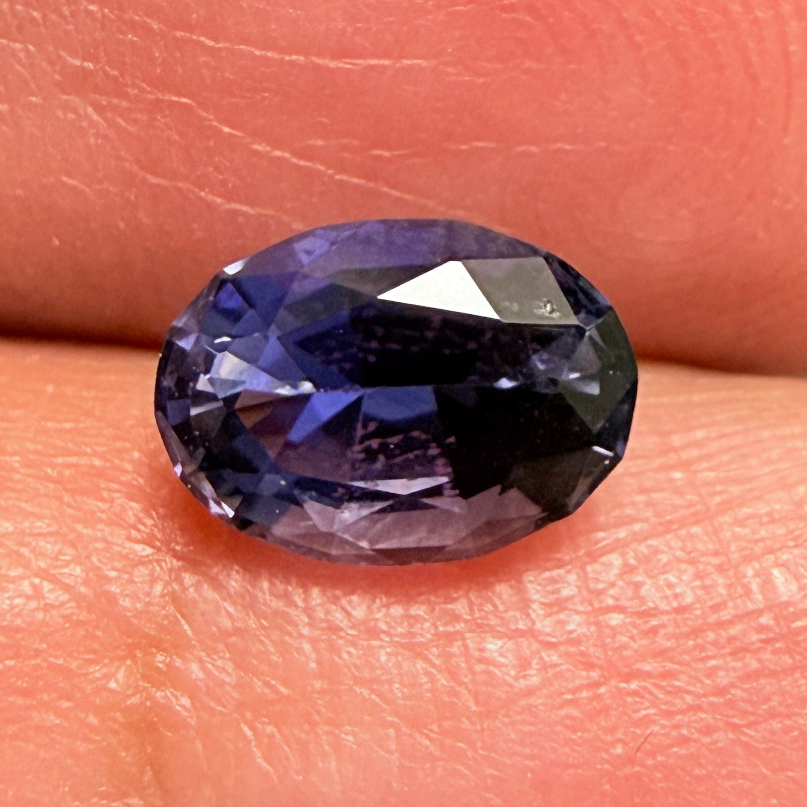 Iolite, 1.01ct, Tanzania, Untreated Unheated