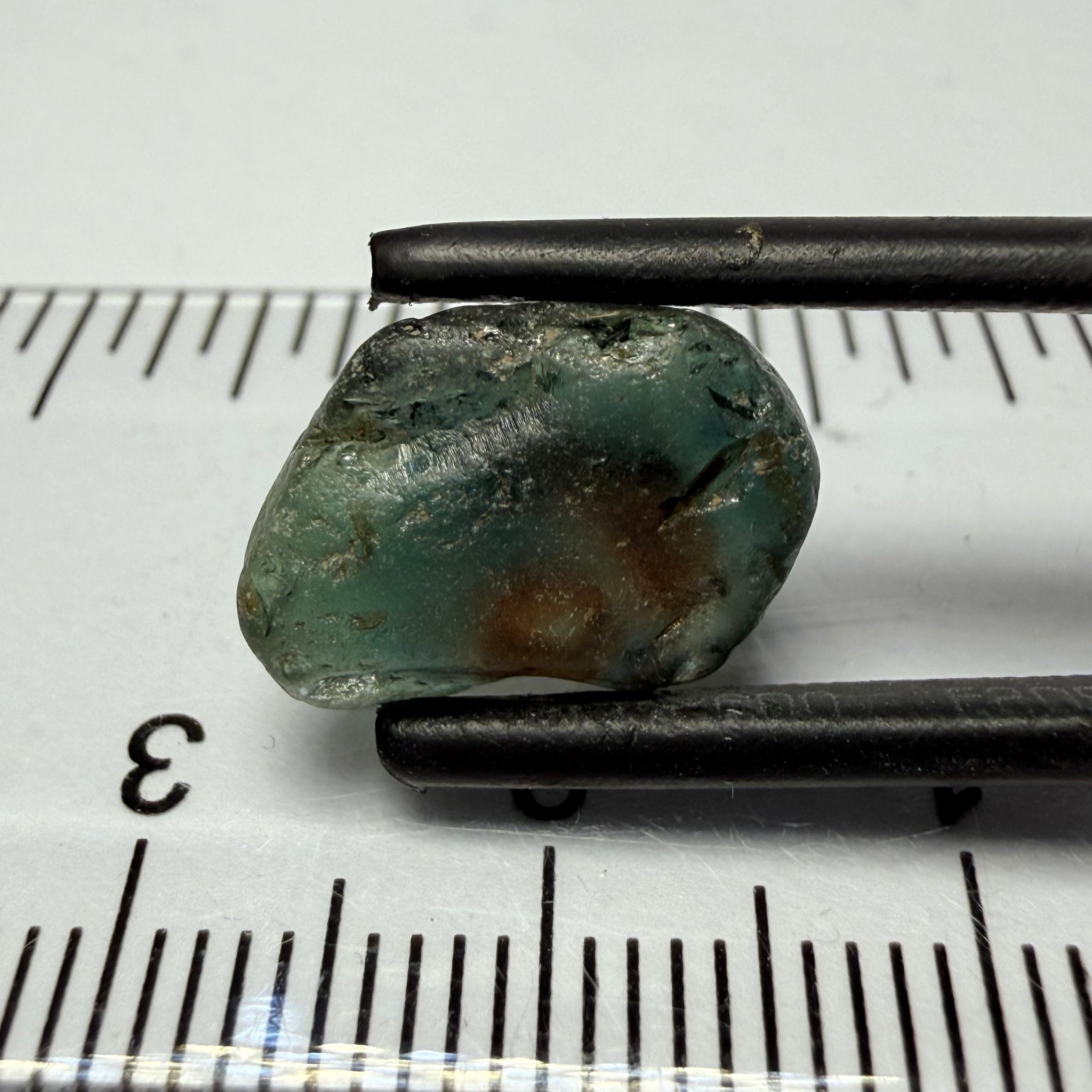 Umba Sapphire, 6.91ct, Umba Valley, Tanzania, Untreated Unheated. Slight inclusions at one end, rest vvs, flat shape and very dark