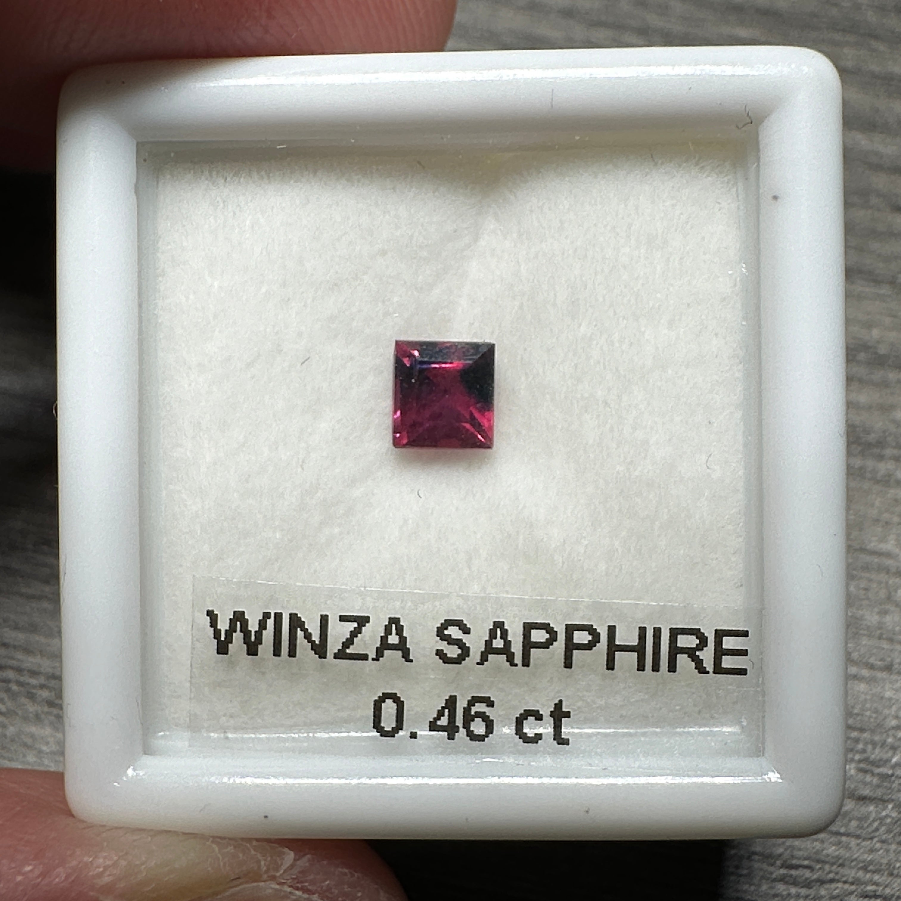 0.46ct Winza Sapphire, Tanzania, Untreated Unheated