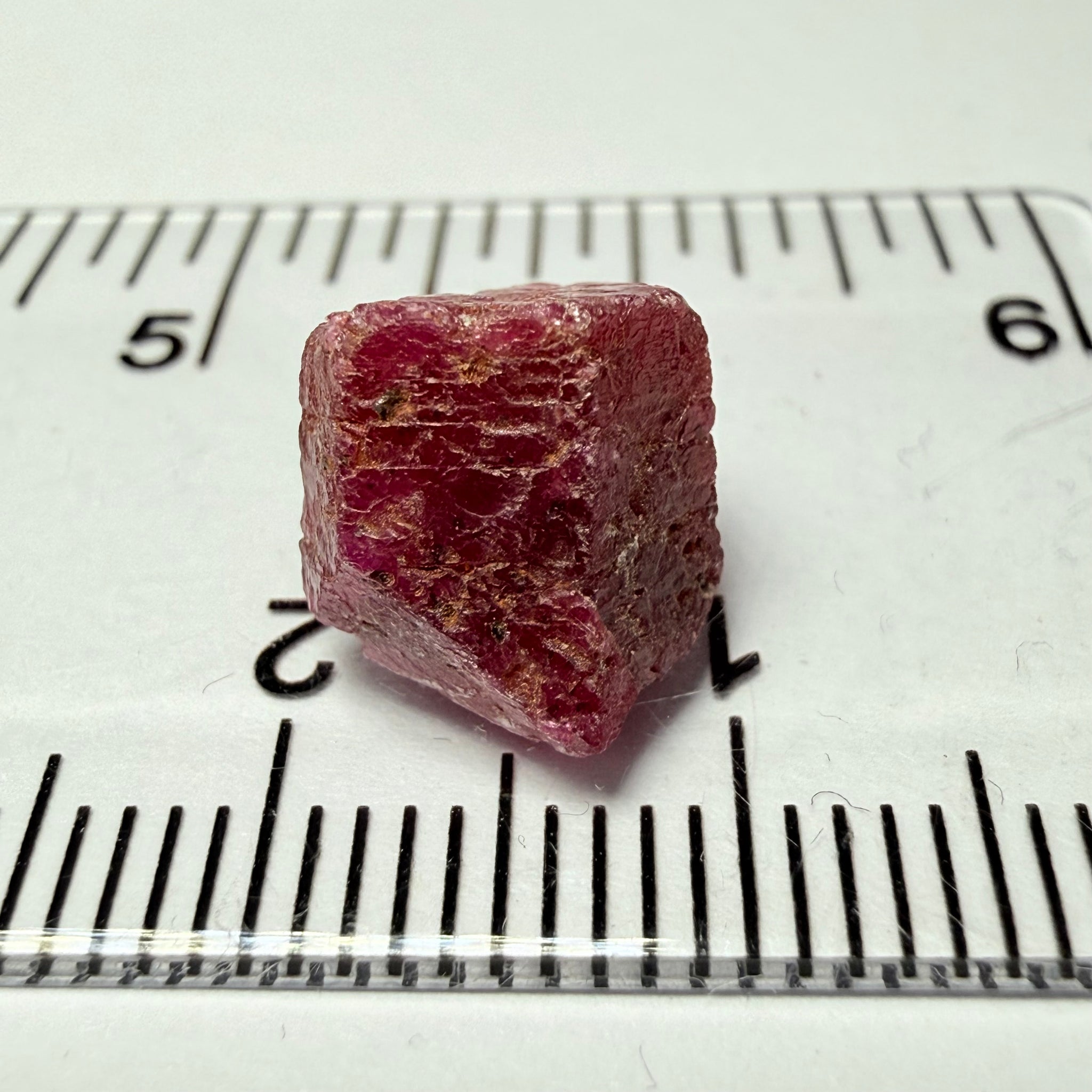 Ruby Crystal Specimen, 7.60ct, Tanzania, Untreated, Unheated