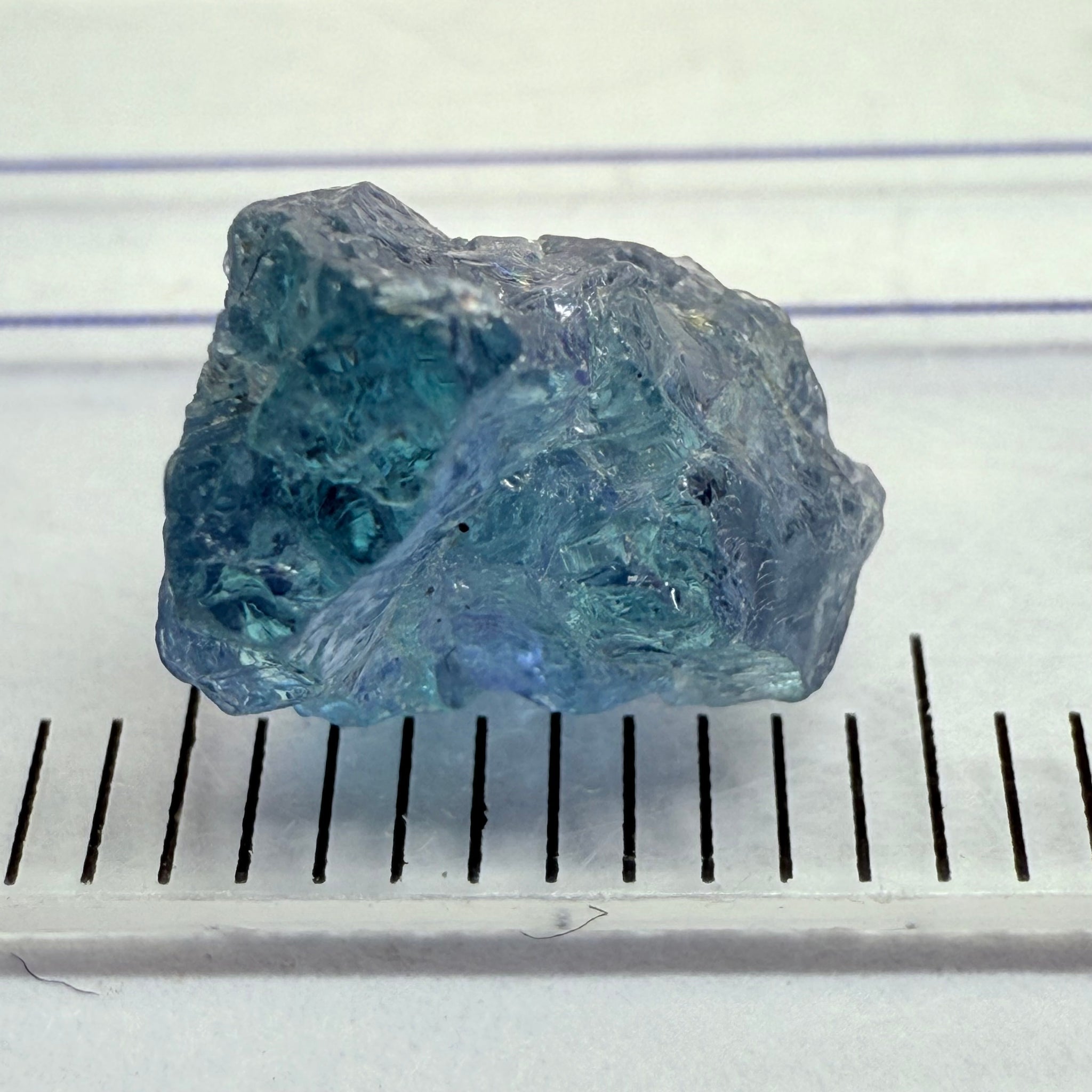 Chrome Kornerupine, 2.81ct, Tanzania, Unheated Untreated, two dividing cracks, and v. slight inclusions