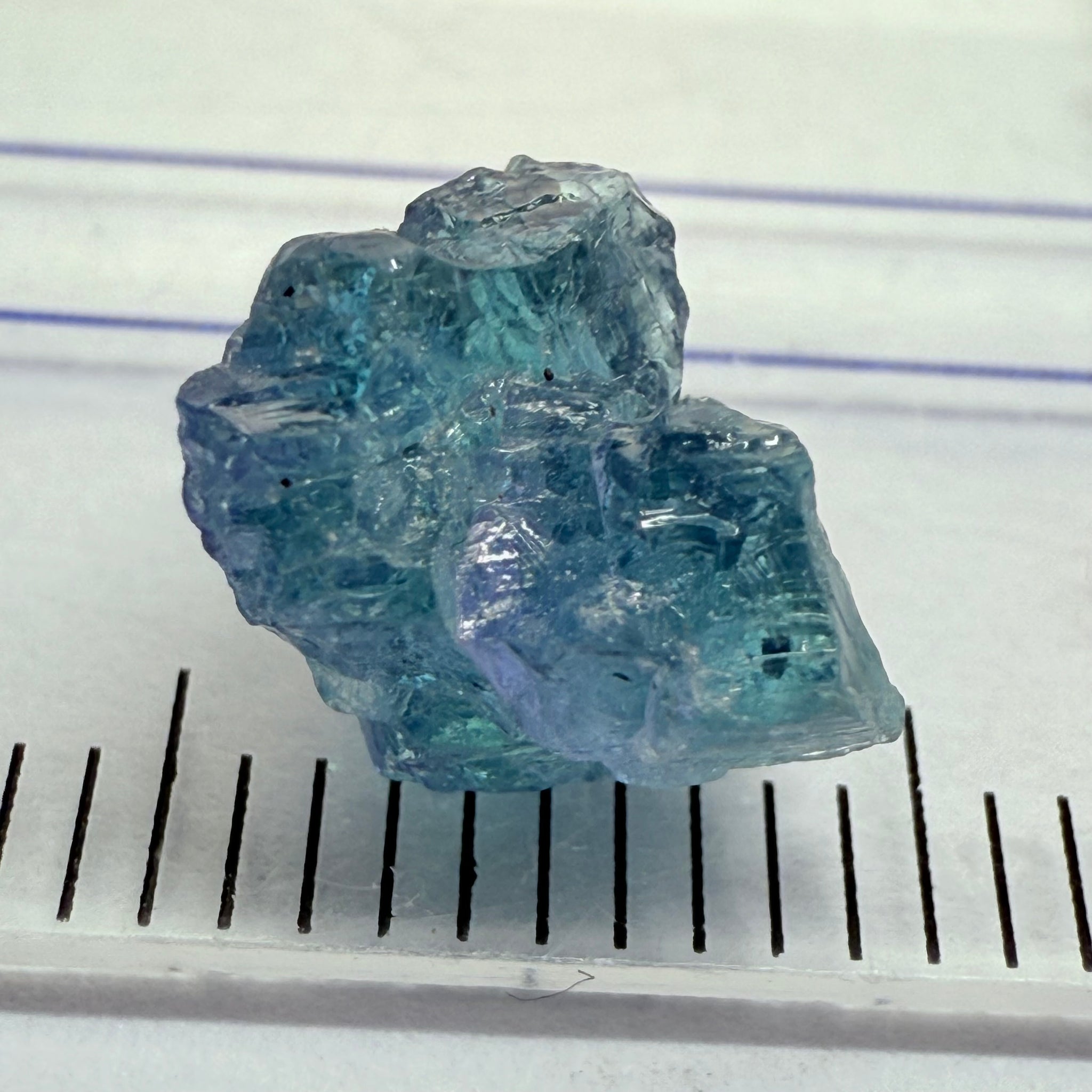 Chrome Kornerupine, 2.81ct, Tanzania, Unheated Untreated, two dividing cracks, and v. slight inclusions