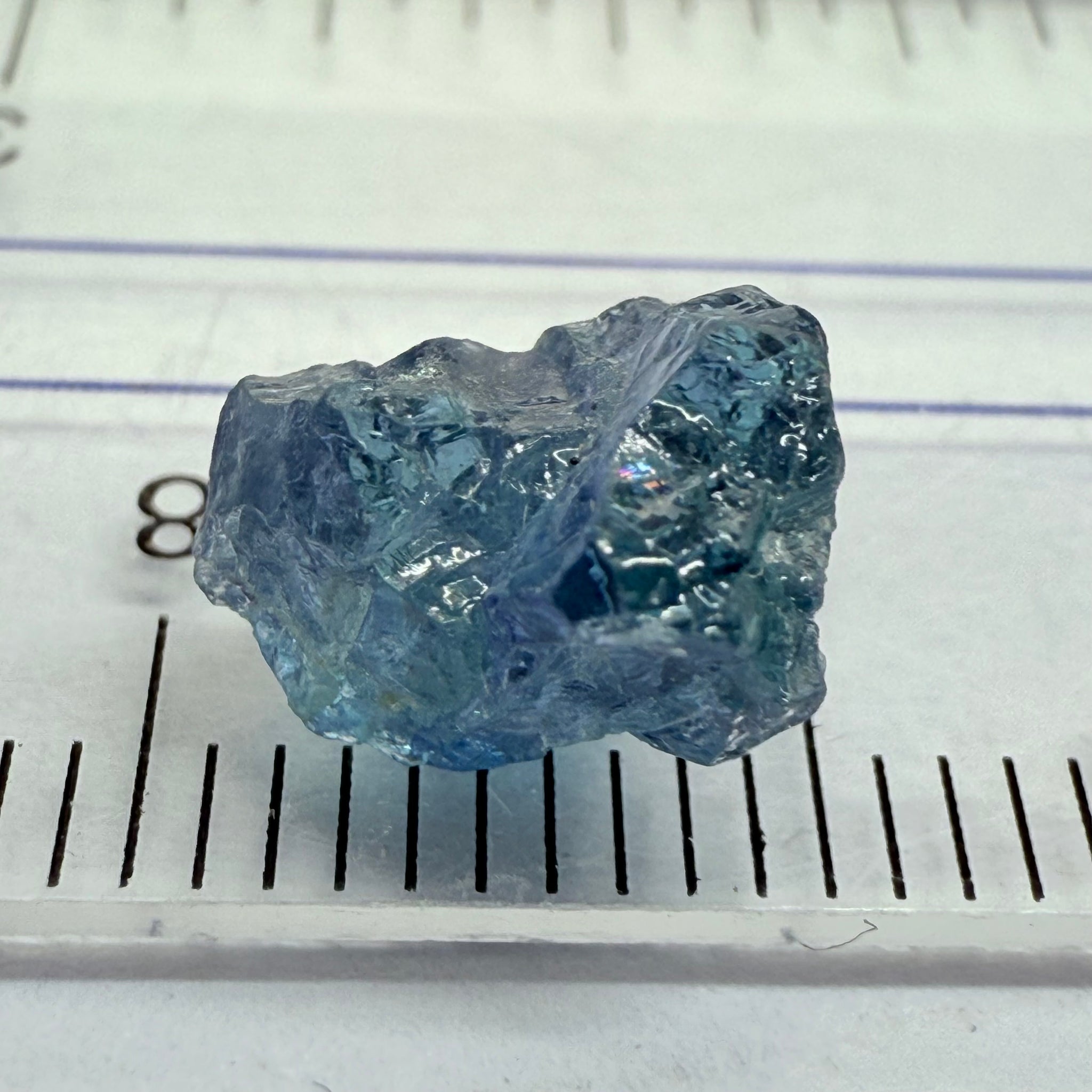 Chrome Kornerupine, 2.81ct, Tanzania, Unheated Untreated, two dividing cracks, and v. slight inclusions