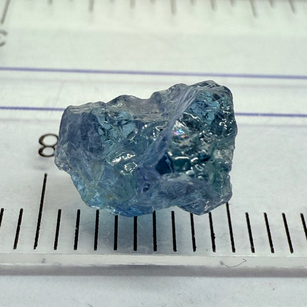 Chrome Kornerupine, 2.81ct, Tanzania, Unheated Untreated, two dividing cracks, and v. slight inclusions