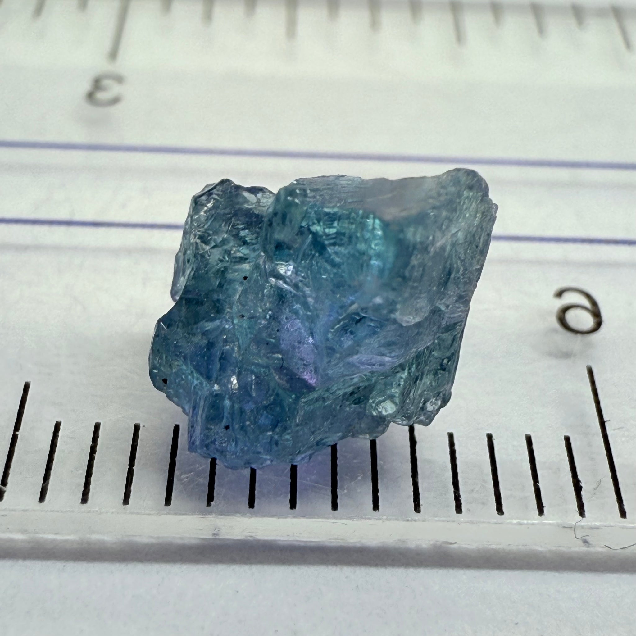 Chrome Kornerupine, 2.81ct, Tanzania, Unheated Untreated, two dividing cracks, and v. slight inclusions