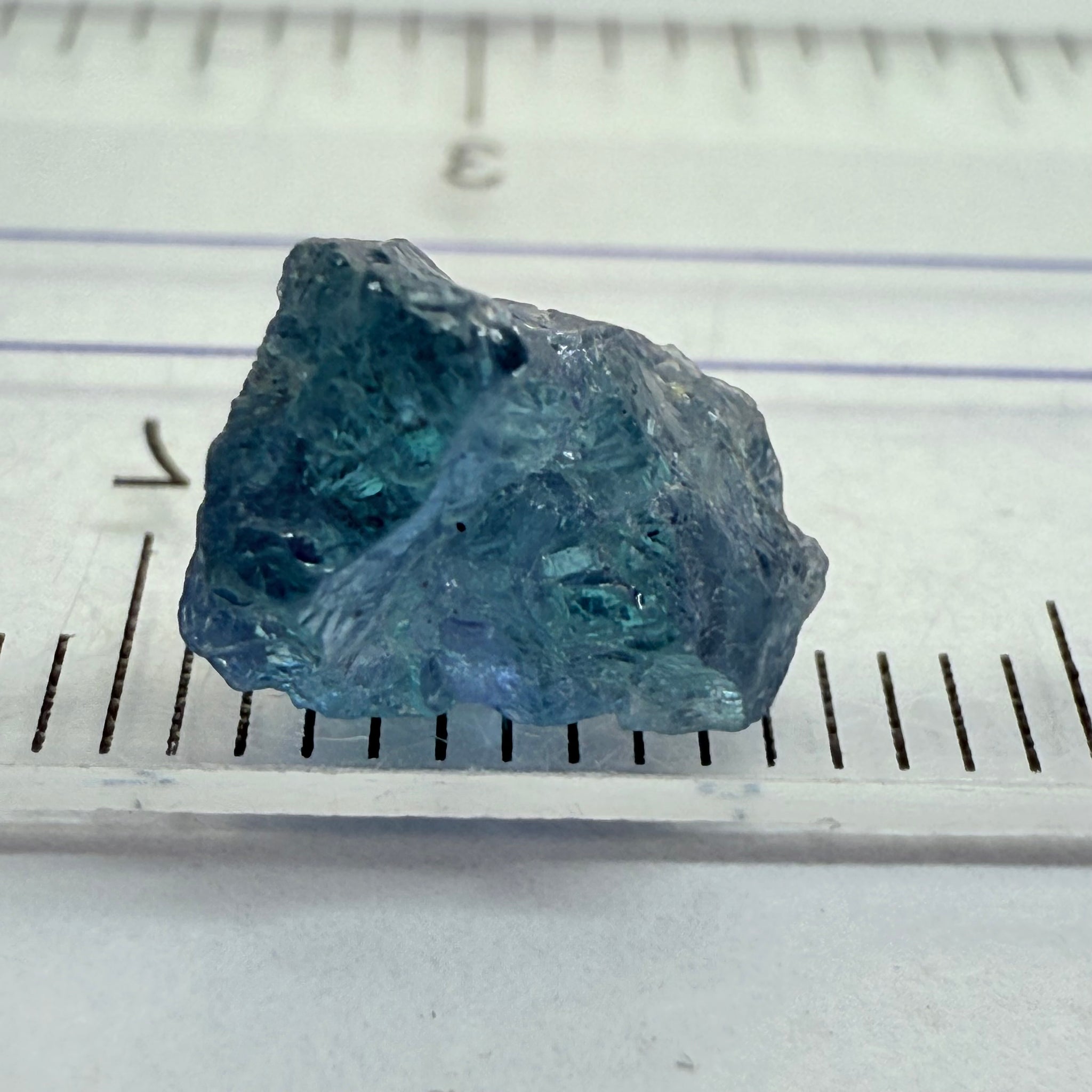 Chrome Kornerupine, 2.81ct, Tanzania, Unheated Untreated, two dividing cracks, and v. slight inclusions