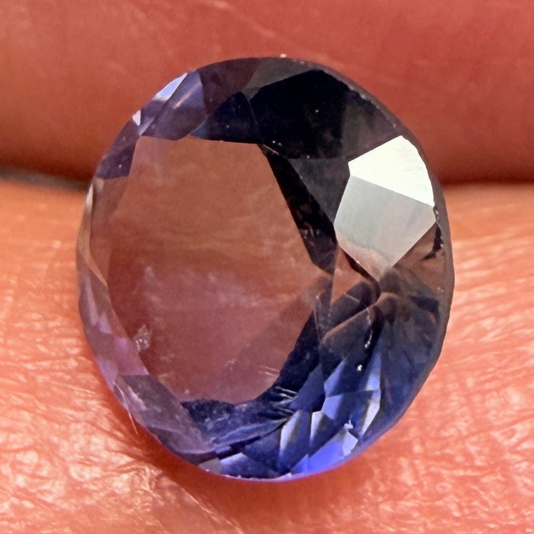 Iolite, 1.00ct, Tanzania, Untreated Unheated