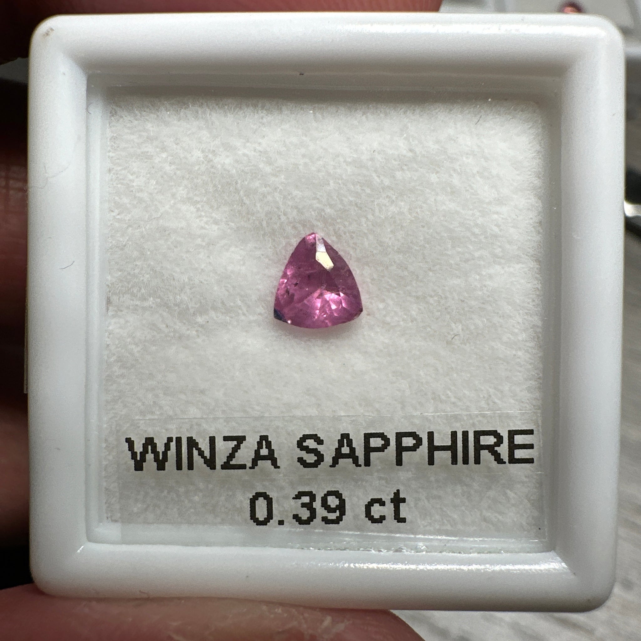 Winza Sapphire, 0.39ct, Tanzania, Untreated Unheated