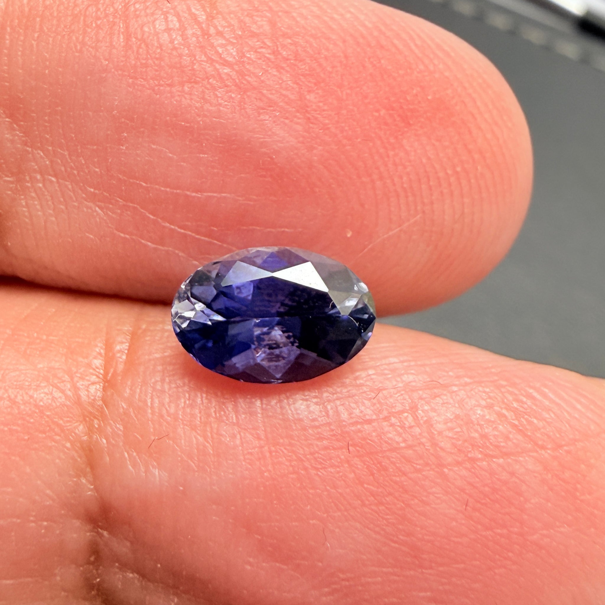 Iolite, 1.01ct, Tanzania, Untreated Unheated
