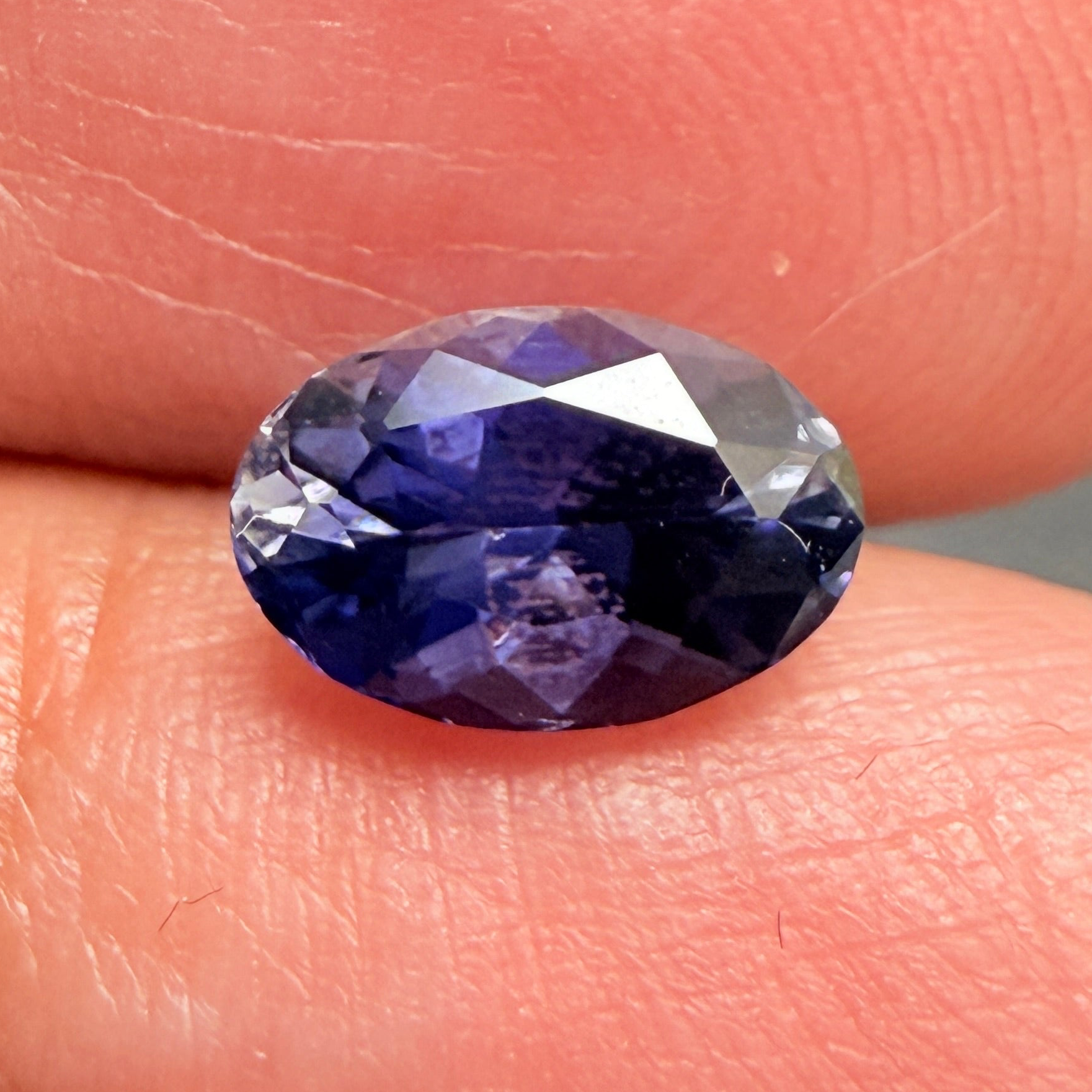 Iolite, 1.01ct, Tanzania, Untreated Unheated