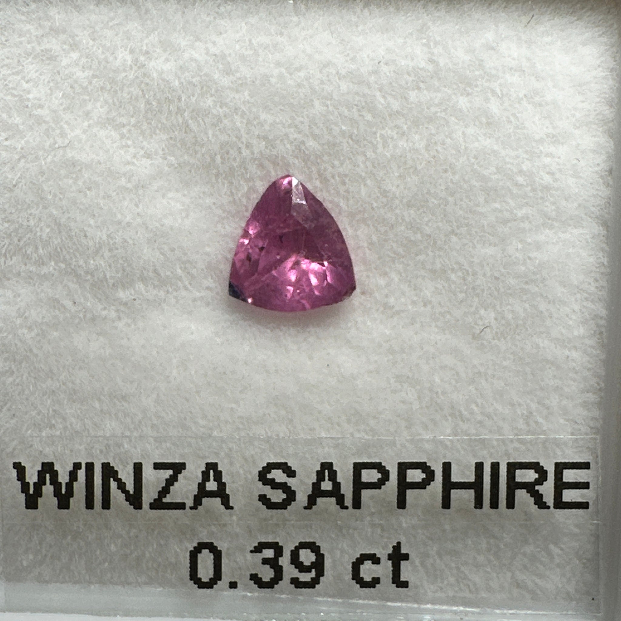 Winza Sapphire, 0.39ct, Tanzania, Untreated Unheated
