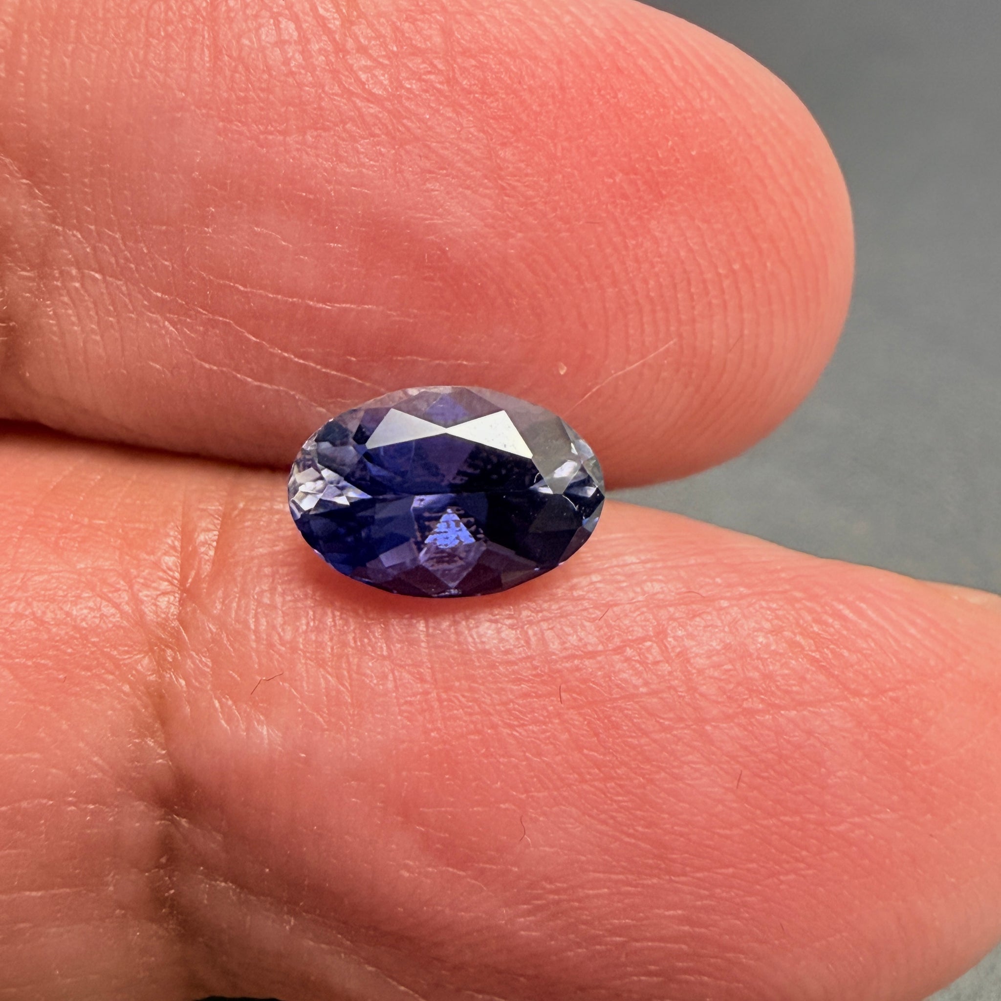 Iolite, 1.01ct, Tanzania, Untreated Unheated