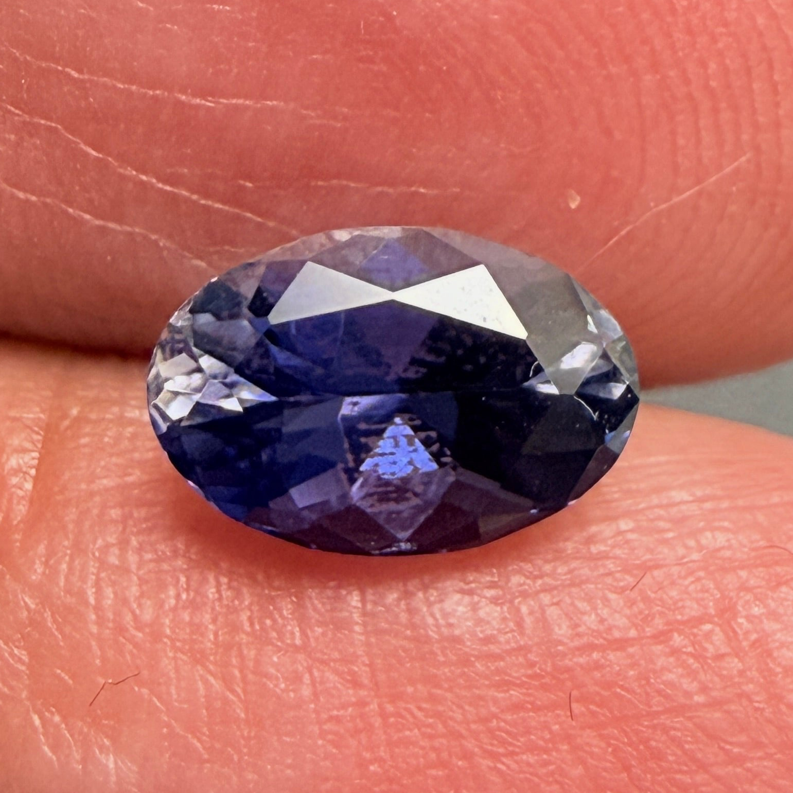 Iolite, 1.01ct, Tanzania, Untreated Unheated