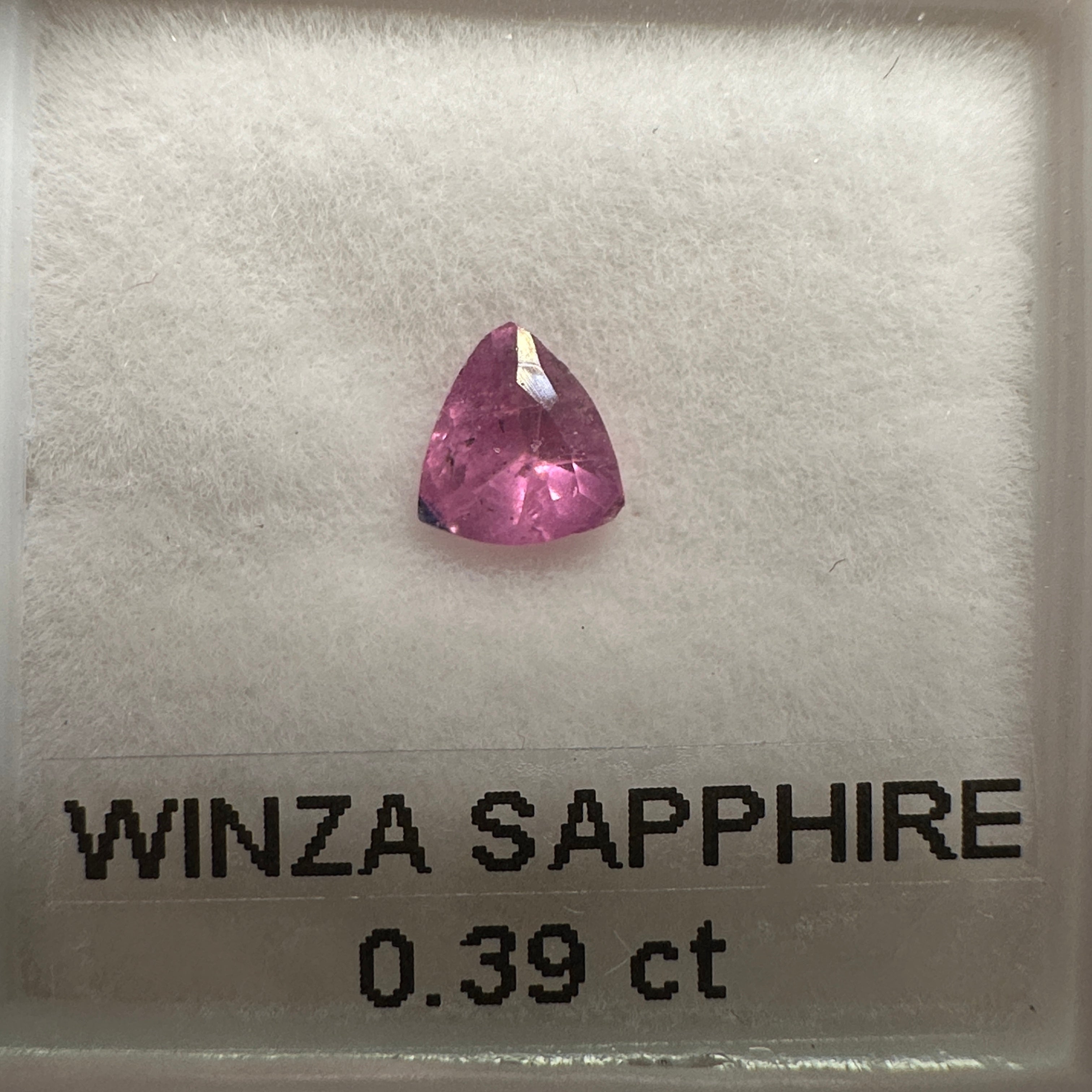 0.39ct Winza Sapphire, Tanzania, Untreated Unheated