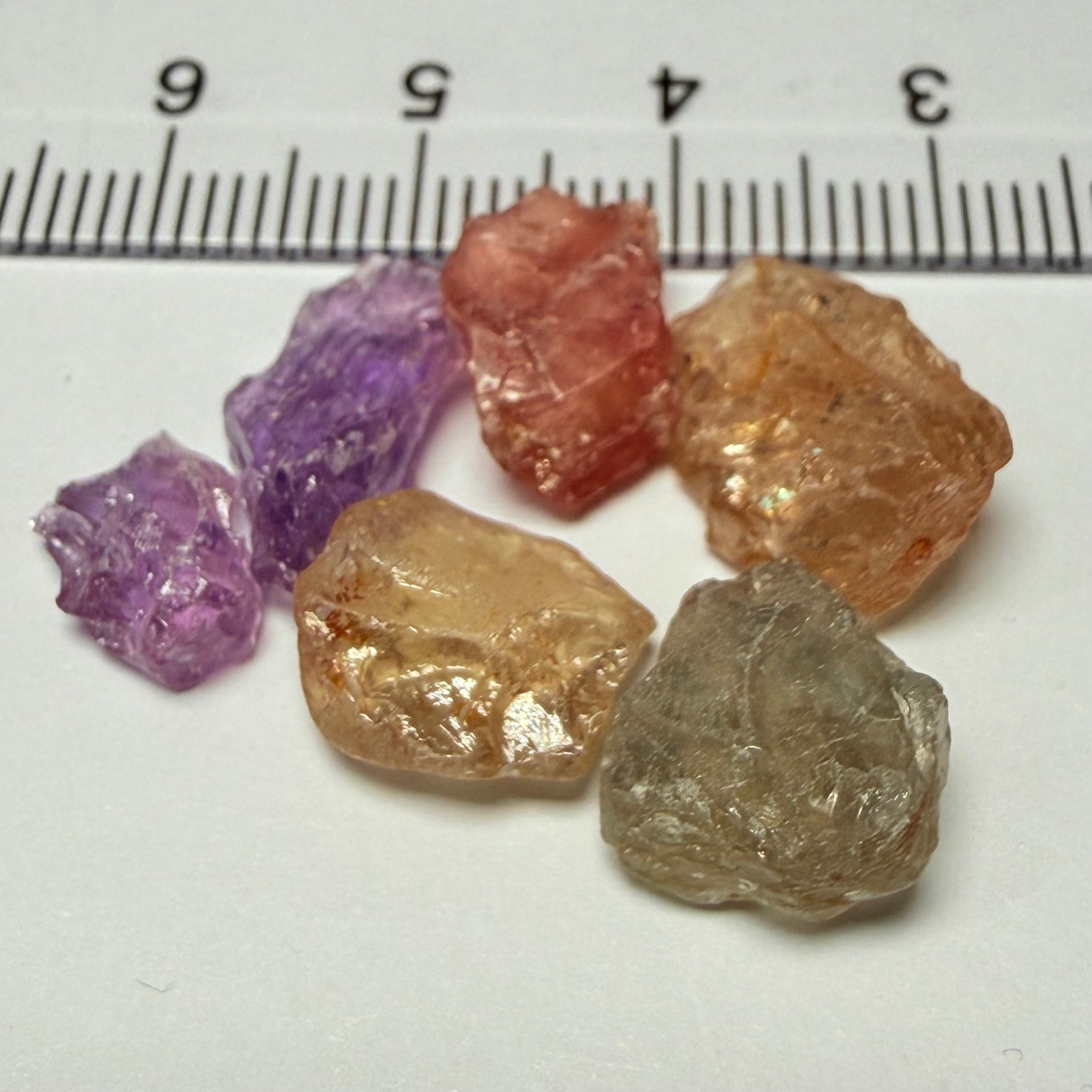 Umba Sapphire Lot, 27.81ct, Umba Valley, Tanzania, Untreated Unheated. Too flat to facet but set them in jewellery as is