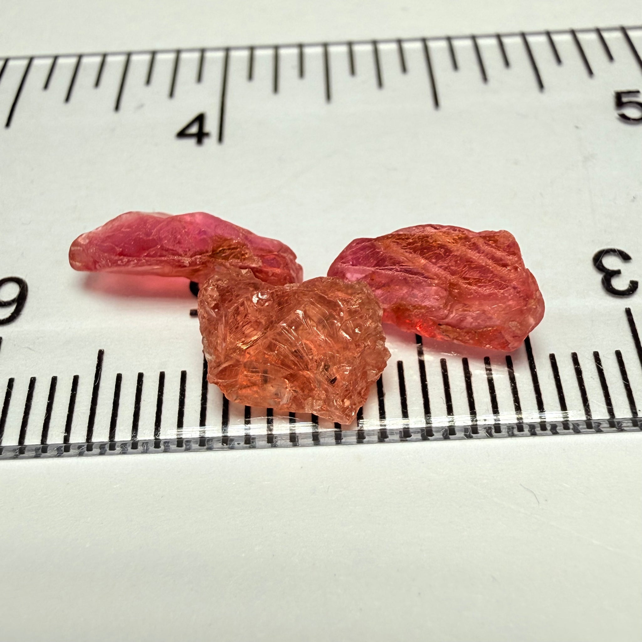 Umba Sapphire Lot, 4.69ct, Umba Valley, Tanzania, Untreated Unheated. Too flat to facet but set them in jewellery as is