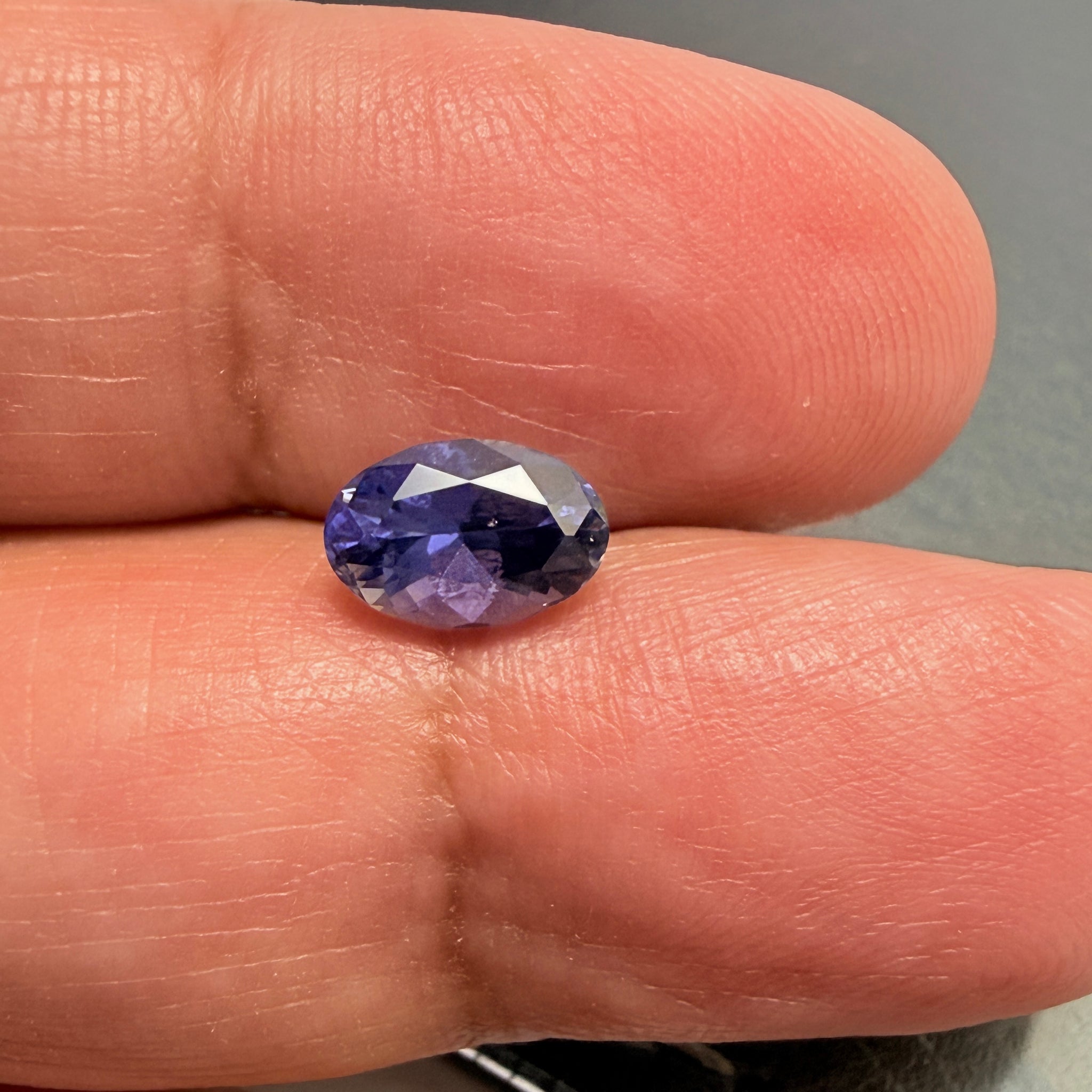 Iolite, 1.01ct, Tanzania, Untreated Unheated
