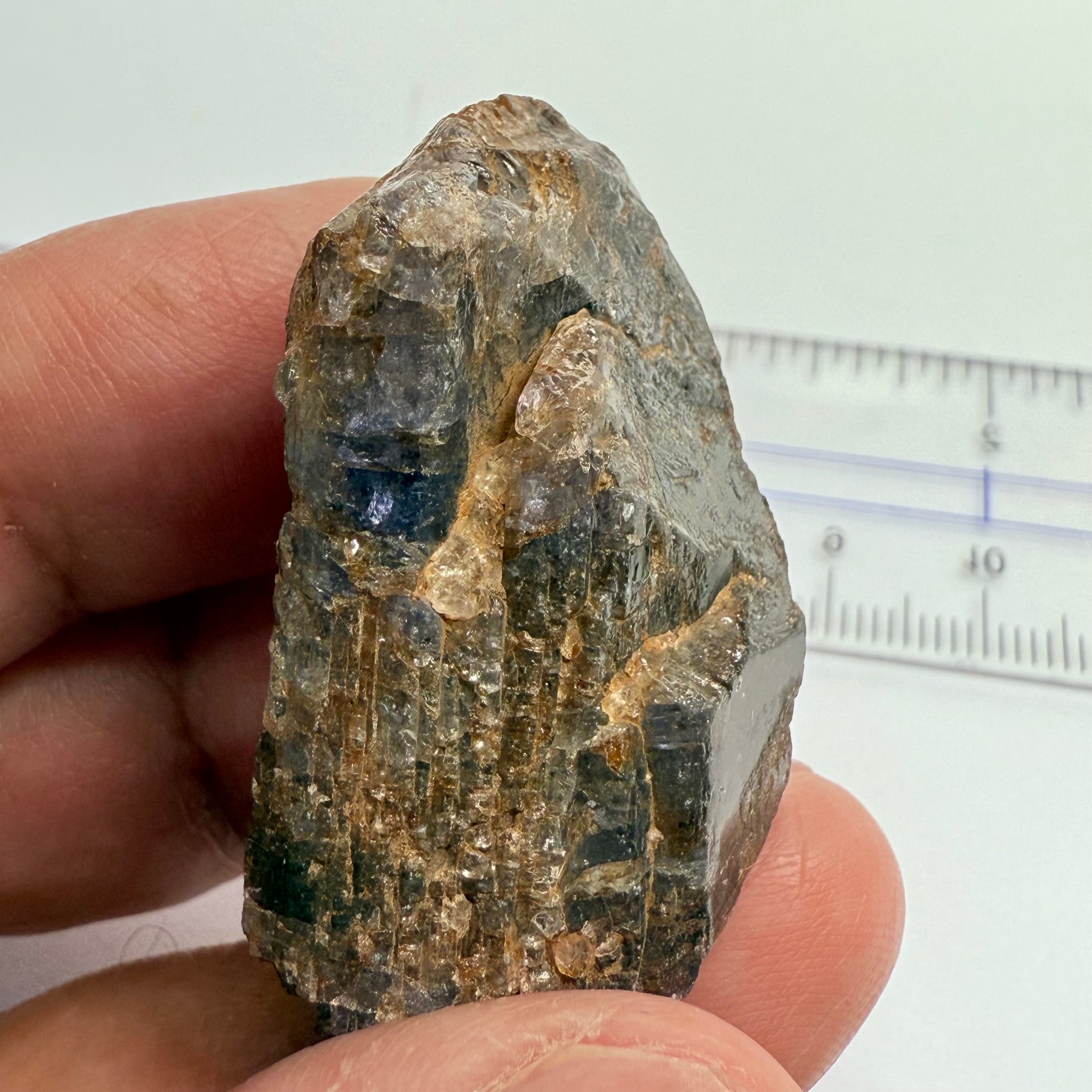 Tanzanite Crystal, virtually black, 94.58ct, Tanzania