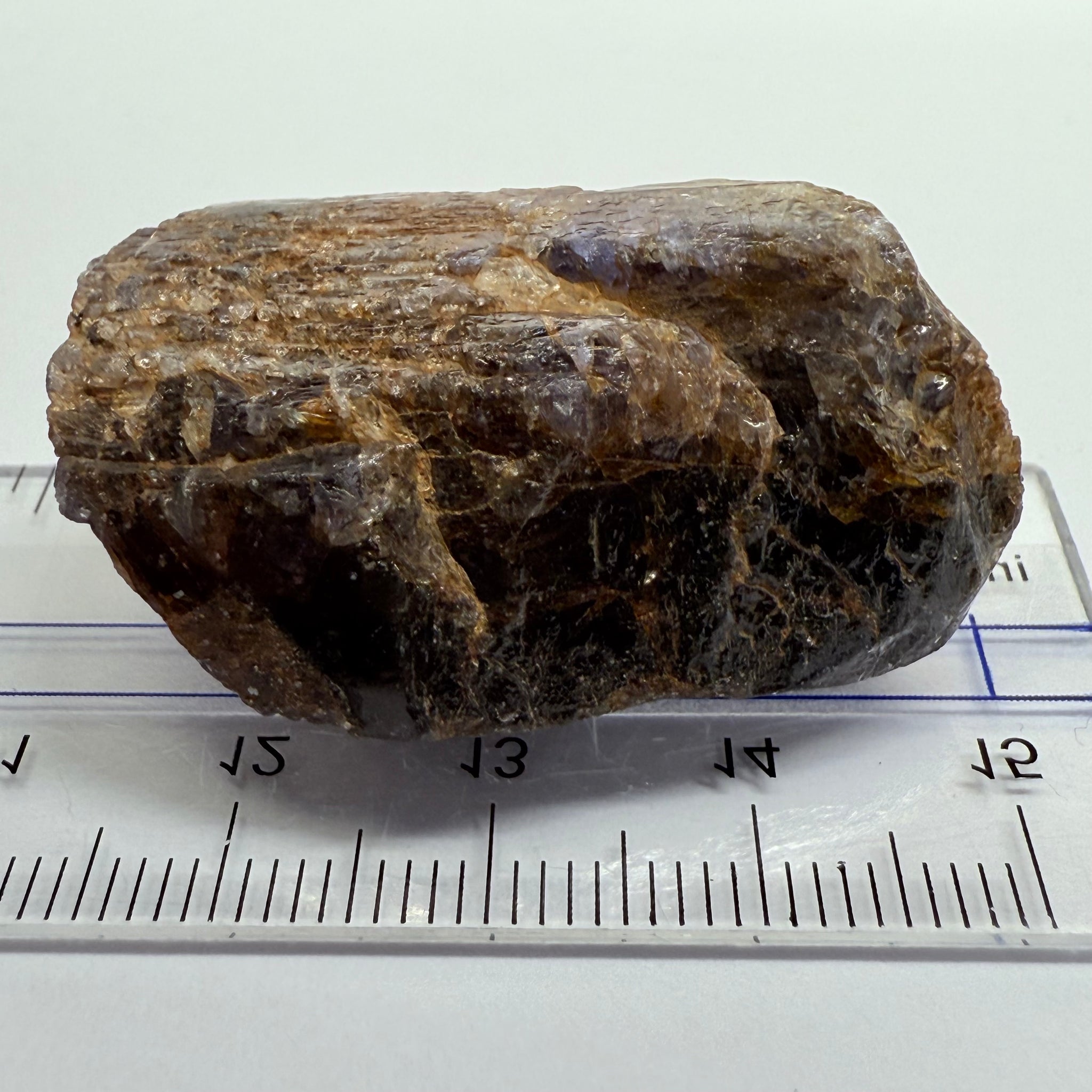 Tanzanite Crystal, virtually black, 94.58ct, Tanzania