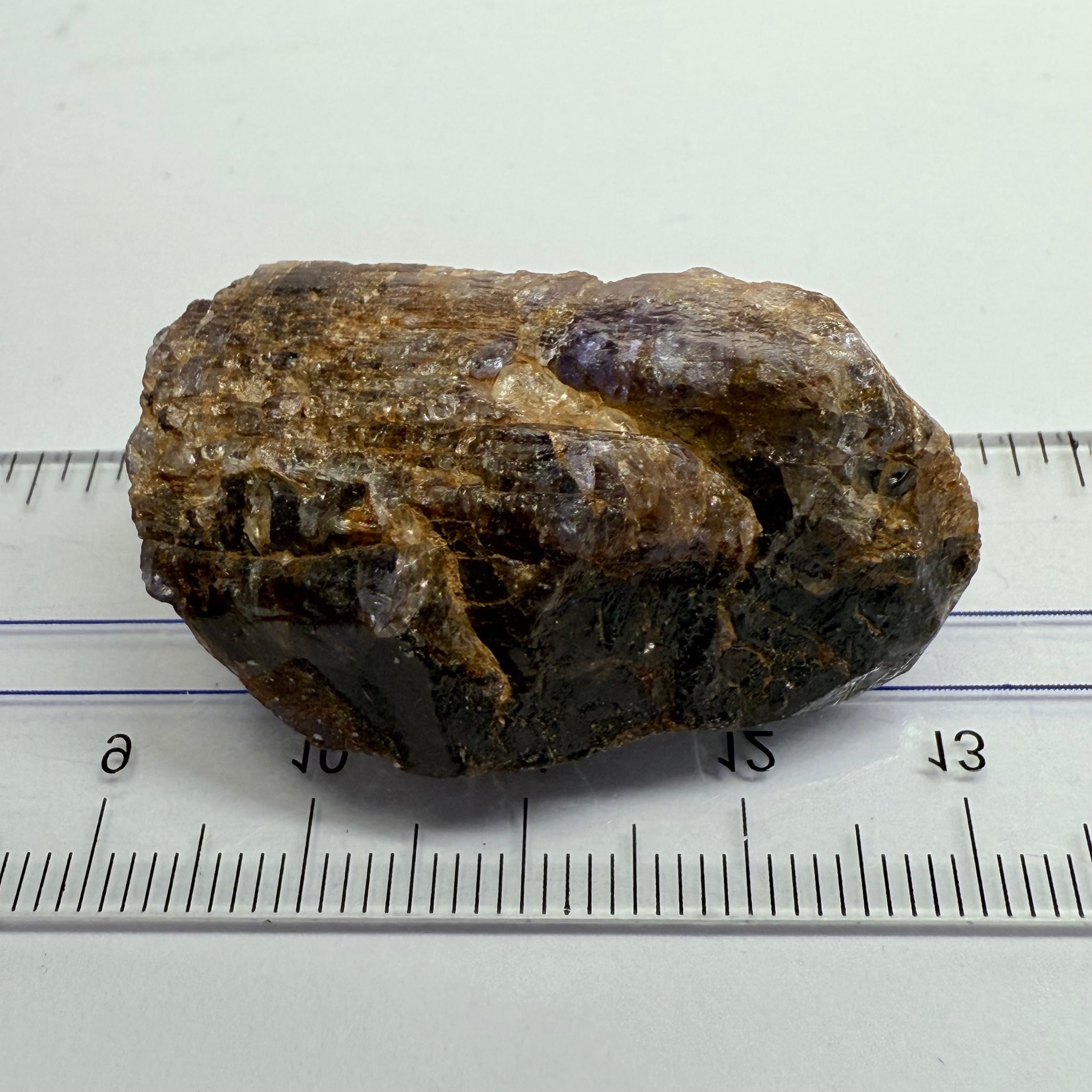 Tanzanite Crystal, virtually black, 94.58ct, Tanzania