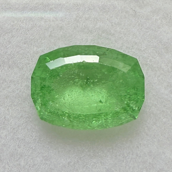 Tsavorite Garnet, 1.47ct, Kenya, Unheated Untreated, native cut.