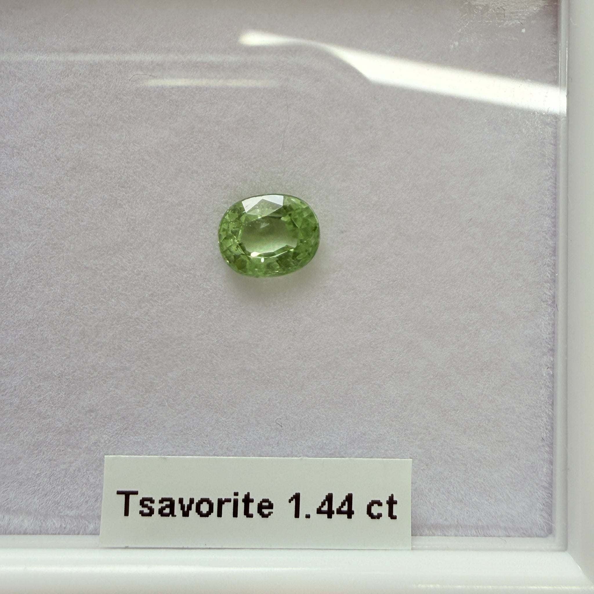 Tsavorite Garnet, 1.44ct, Kenya, Unheated Untreated