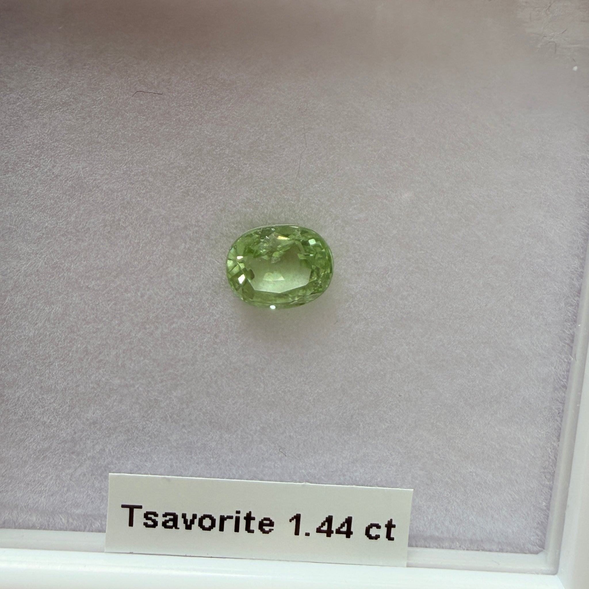 Tsavorite Garnet, 1.44ct, Kenya, Unheated Untreated