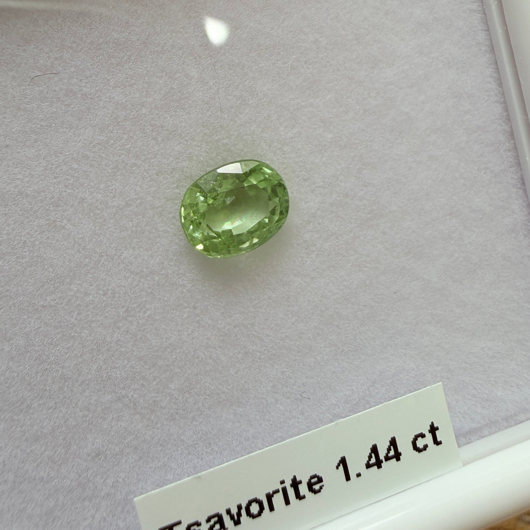 Tsavorite Garnet, 1.44ct, Kenya, Unheated Untreated