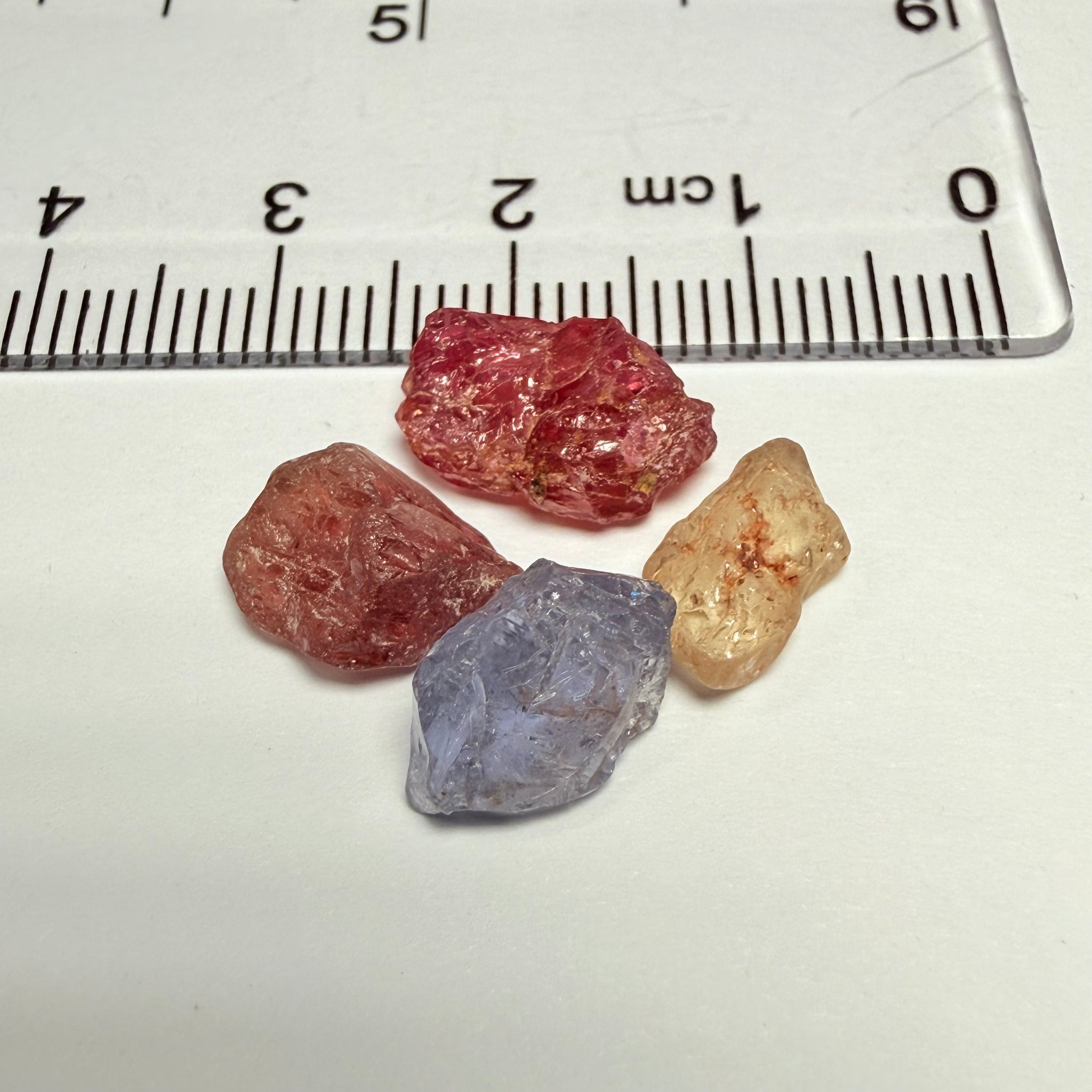 Umba Sapphire Lot, 13.36ct, Umba Valley, Tanzania, Untreated  Unheated, flat shapes, great for setting in jewellery as is
