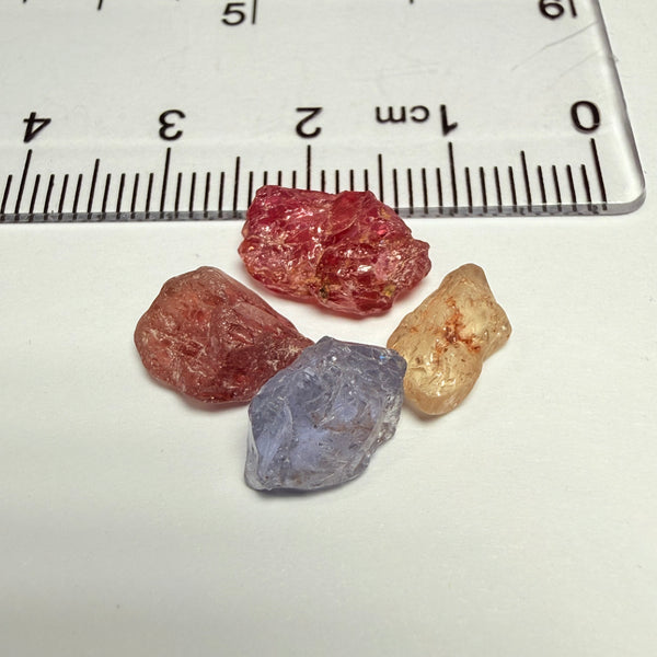 Umba Sapphire Lot, 13.36ct, Umba Valley, Tanzania, Untreated  Unheated, flat shapes, great for setting in jewellery as is