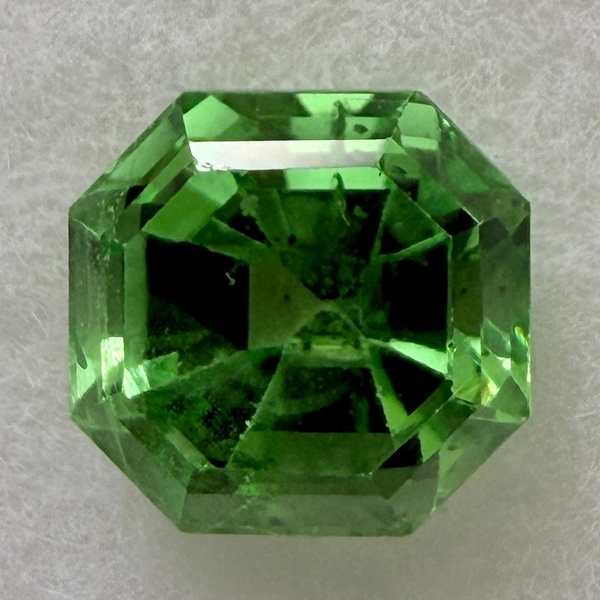 Tsavorite Garnet, 1.06ct, Kenya, Unheated Untreated, native cut.